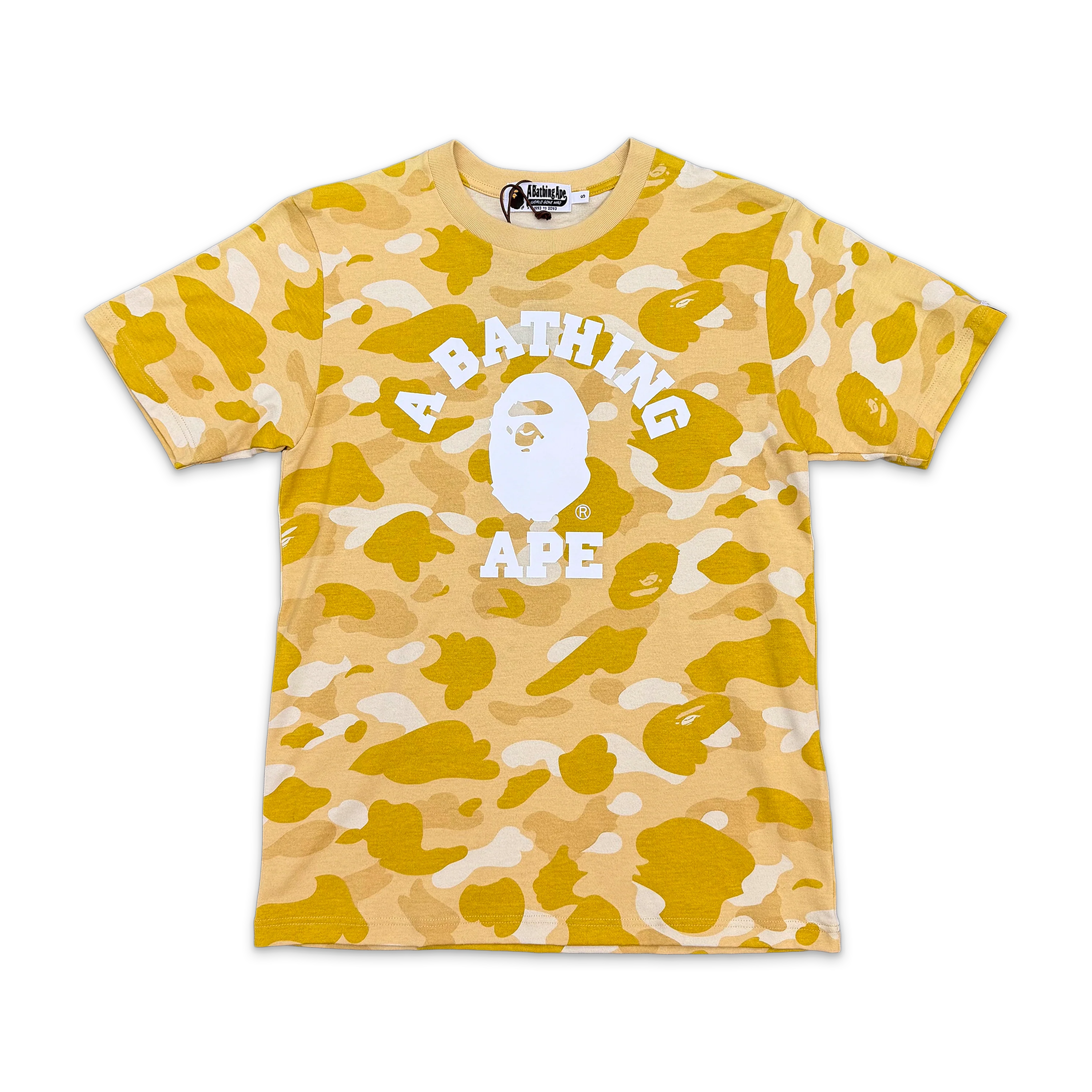 BAPE Color Camo College Tee “Yellow"