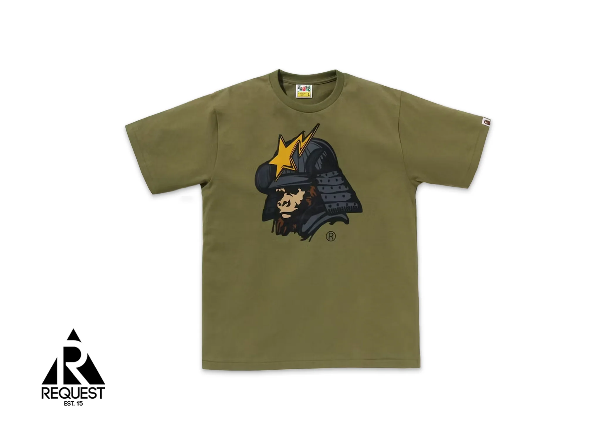 BAPE General Kabuto Tee "Olive Drab"