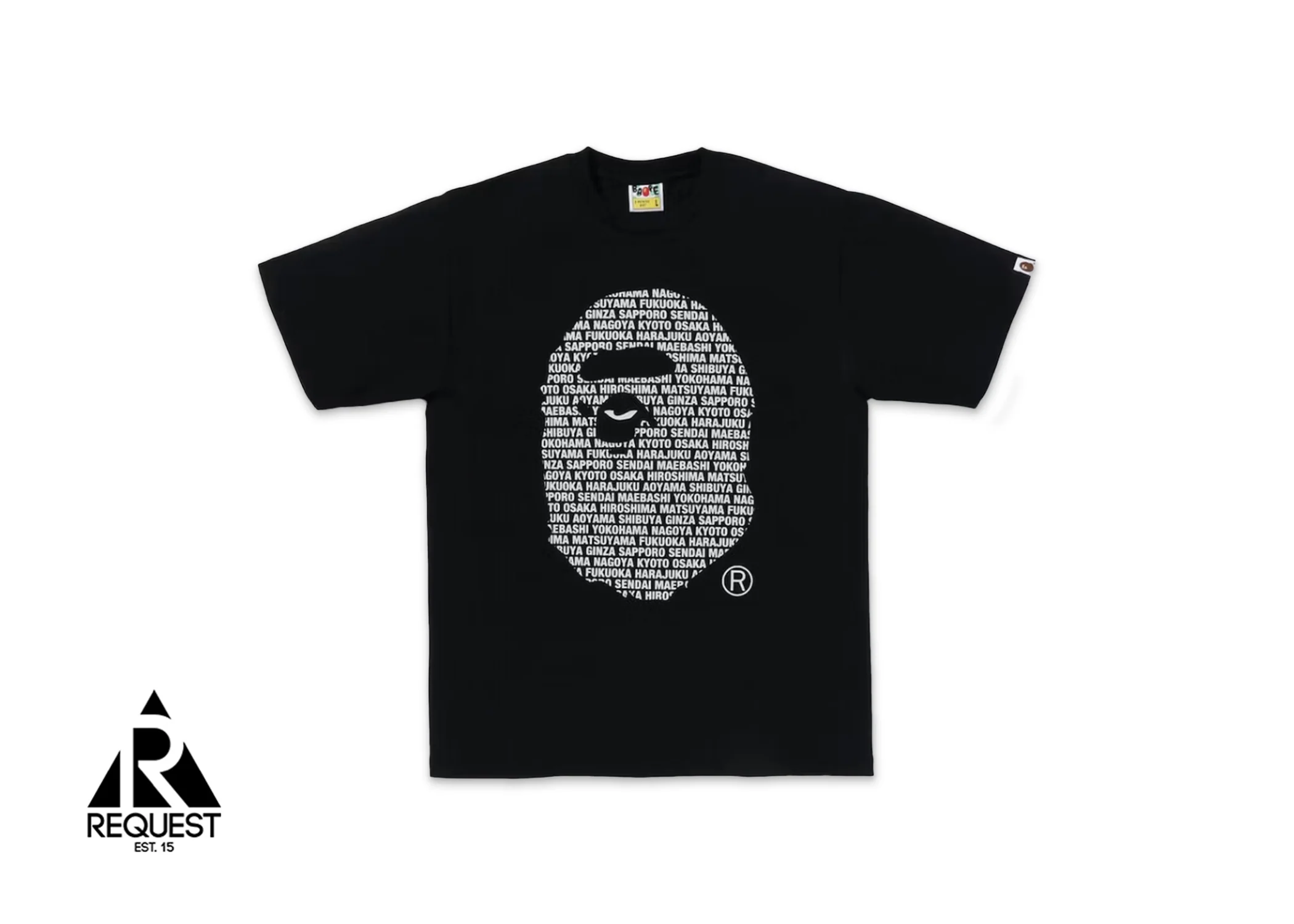 BAPE Japan Big Ape Head Tee “Black”