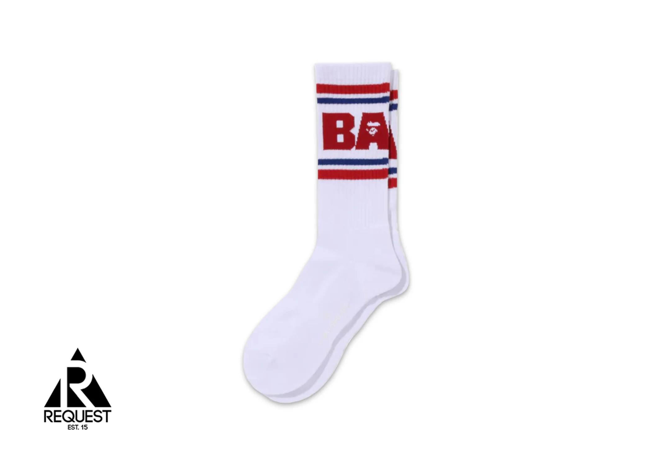 BAPE Line Socks "Red"