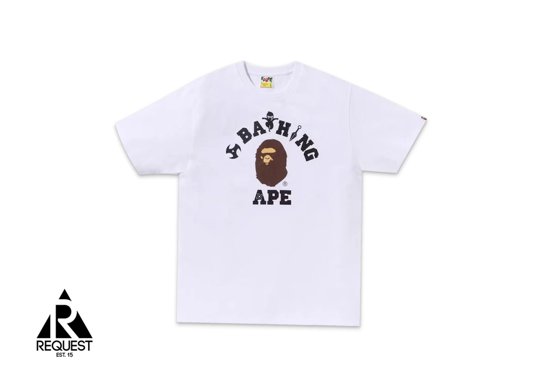 BAPE Ninja College Tee "White"