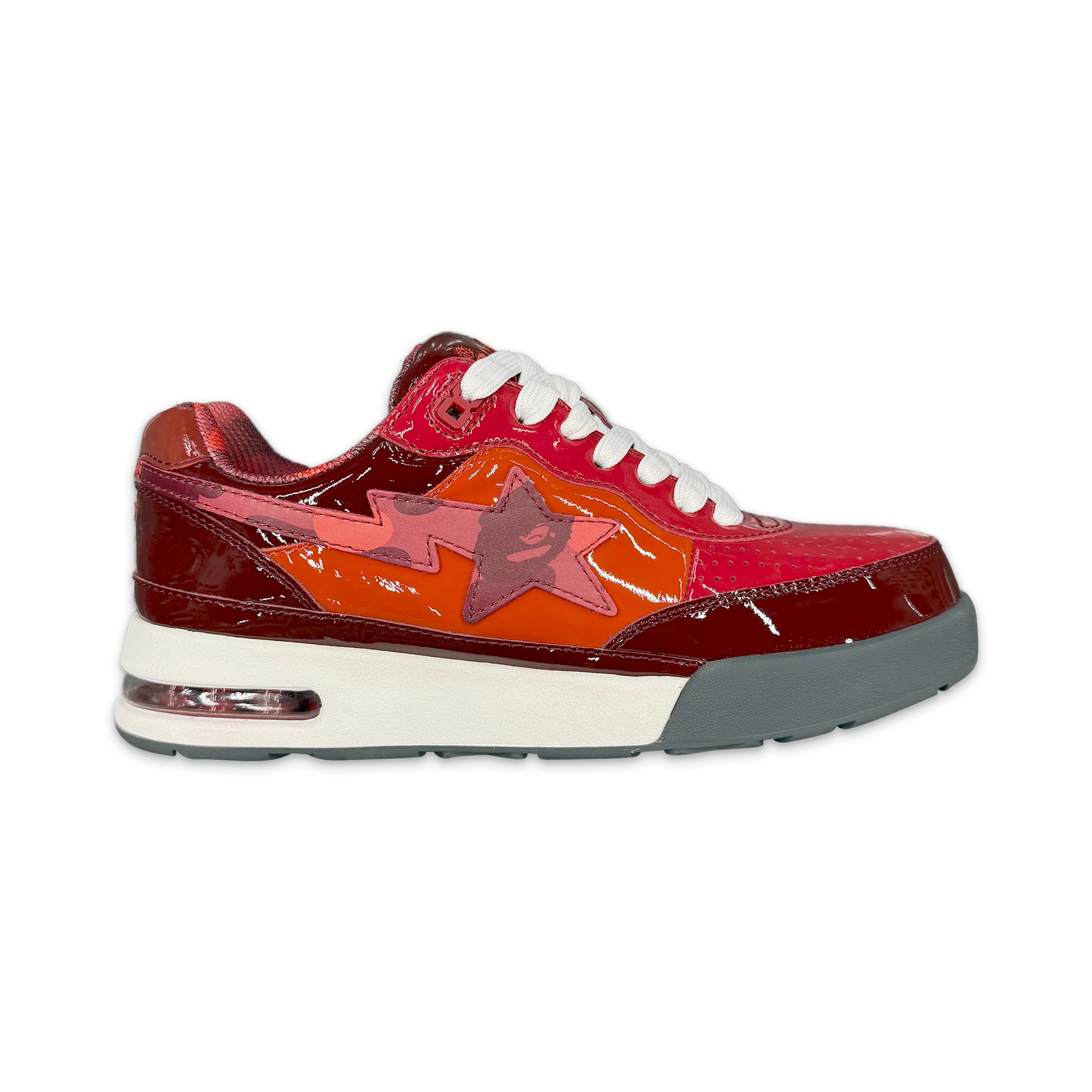 Bape Roadsta "Patent Leather Red" (2022)