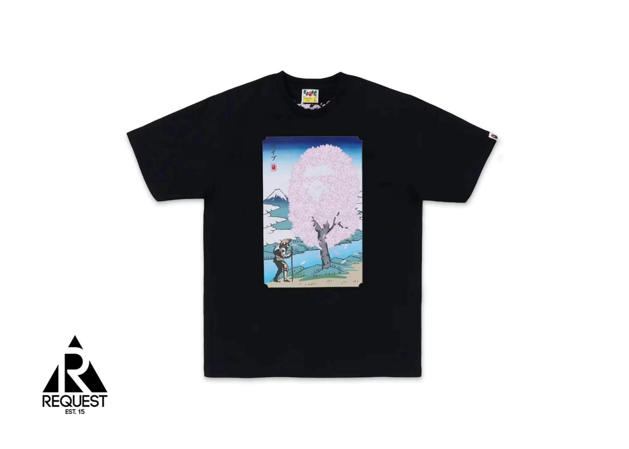 BAPE Sakura Tee (SS23) "Black"