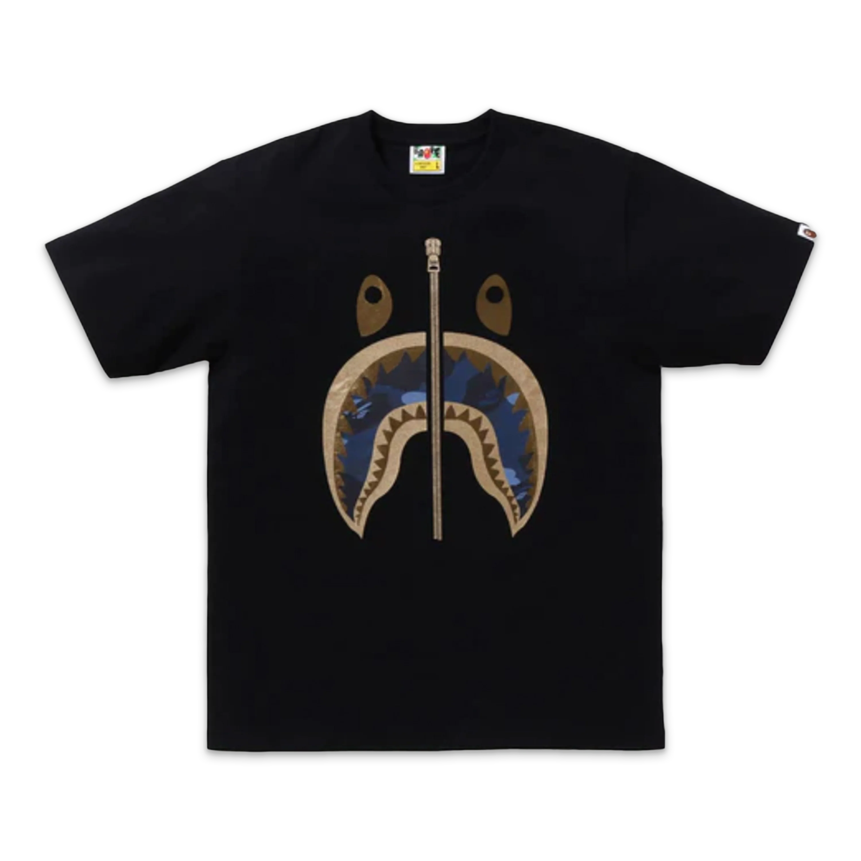 BAPE Shark Tee (SS24) "Black/Navy"