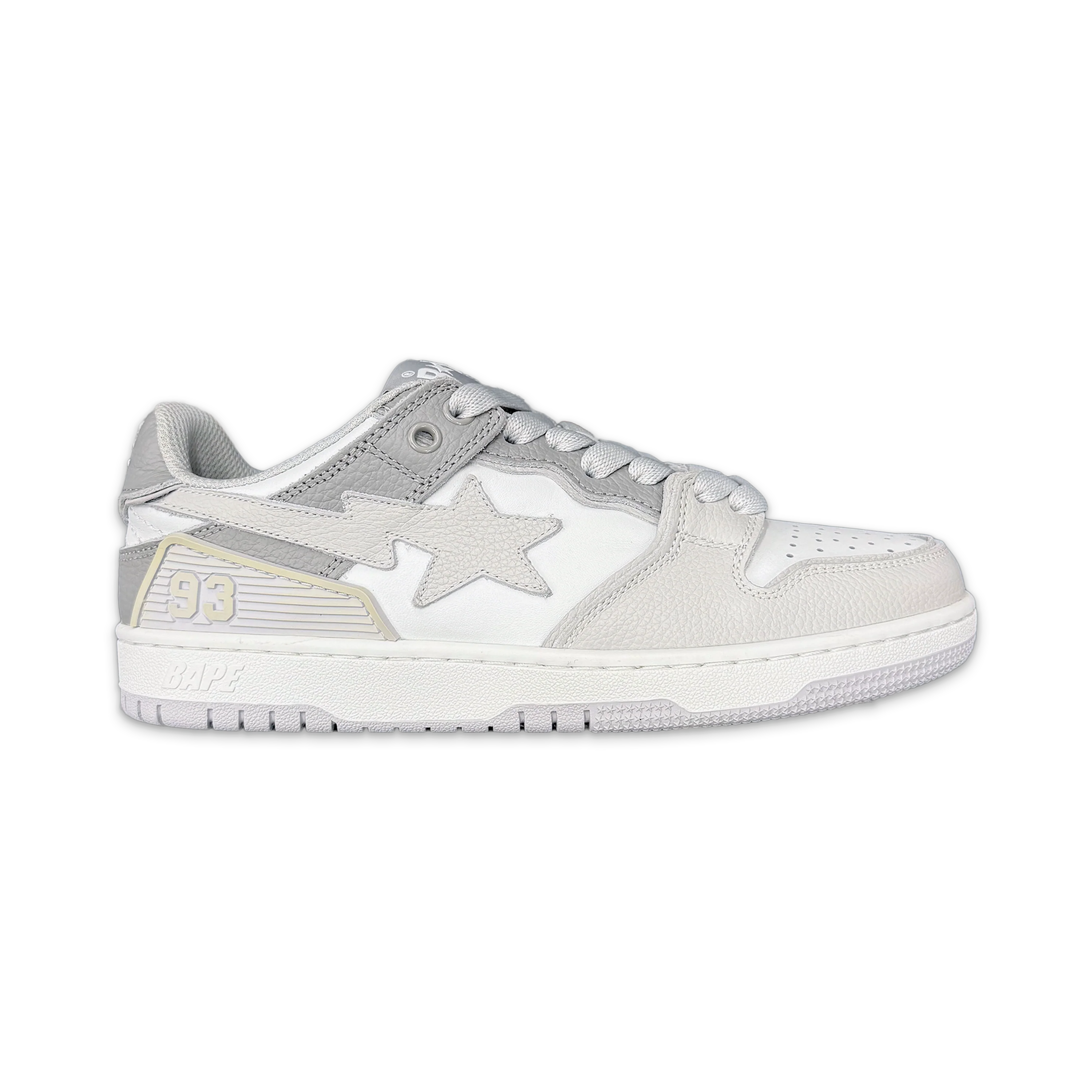 Bape SK8 Sta "#5 White Grey"