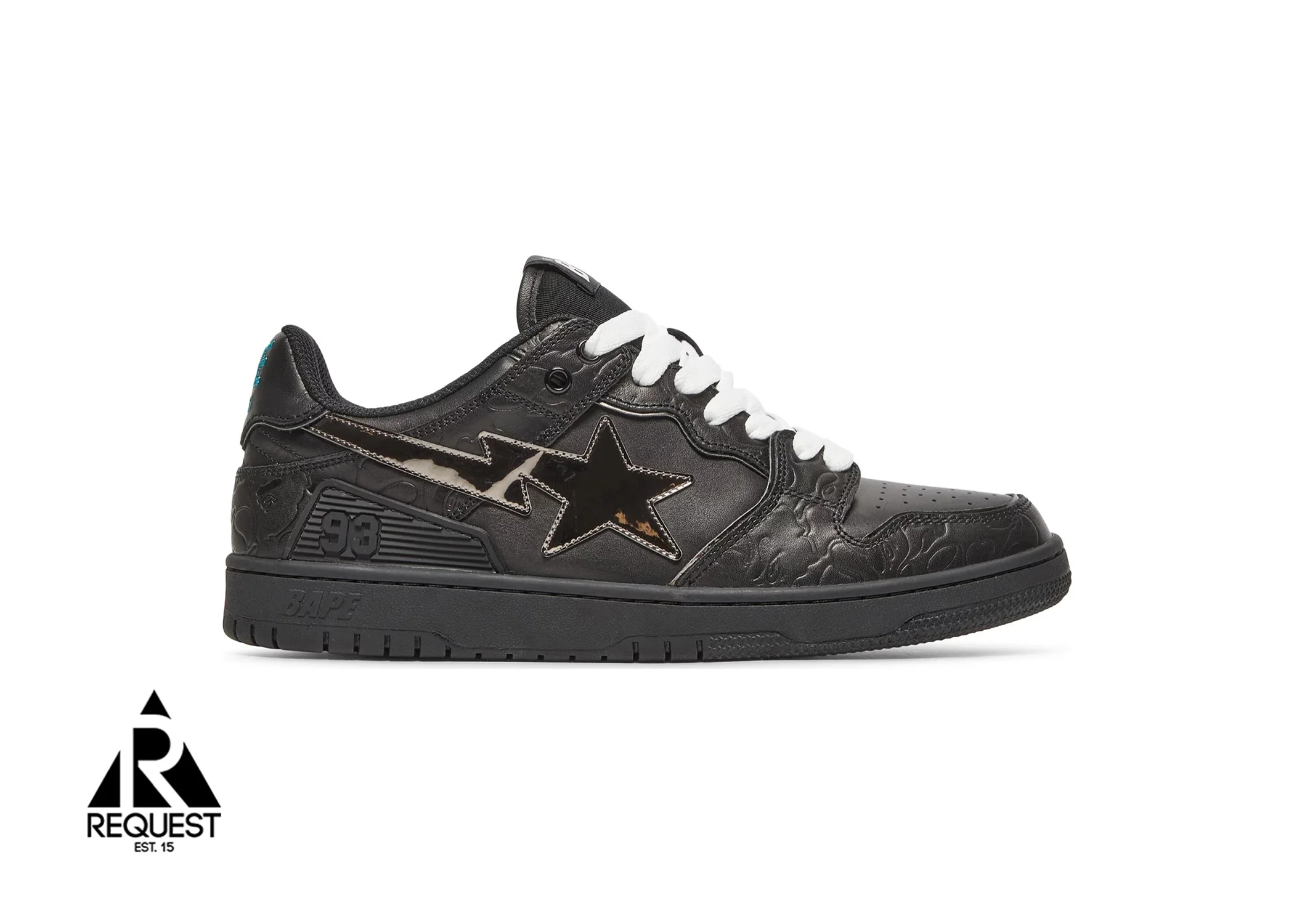 Bape SK8 Sta "Black Silver"