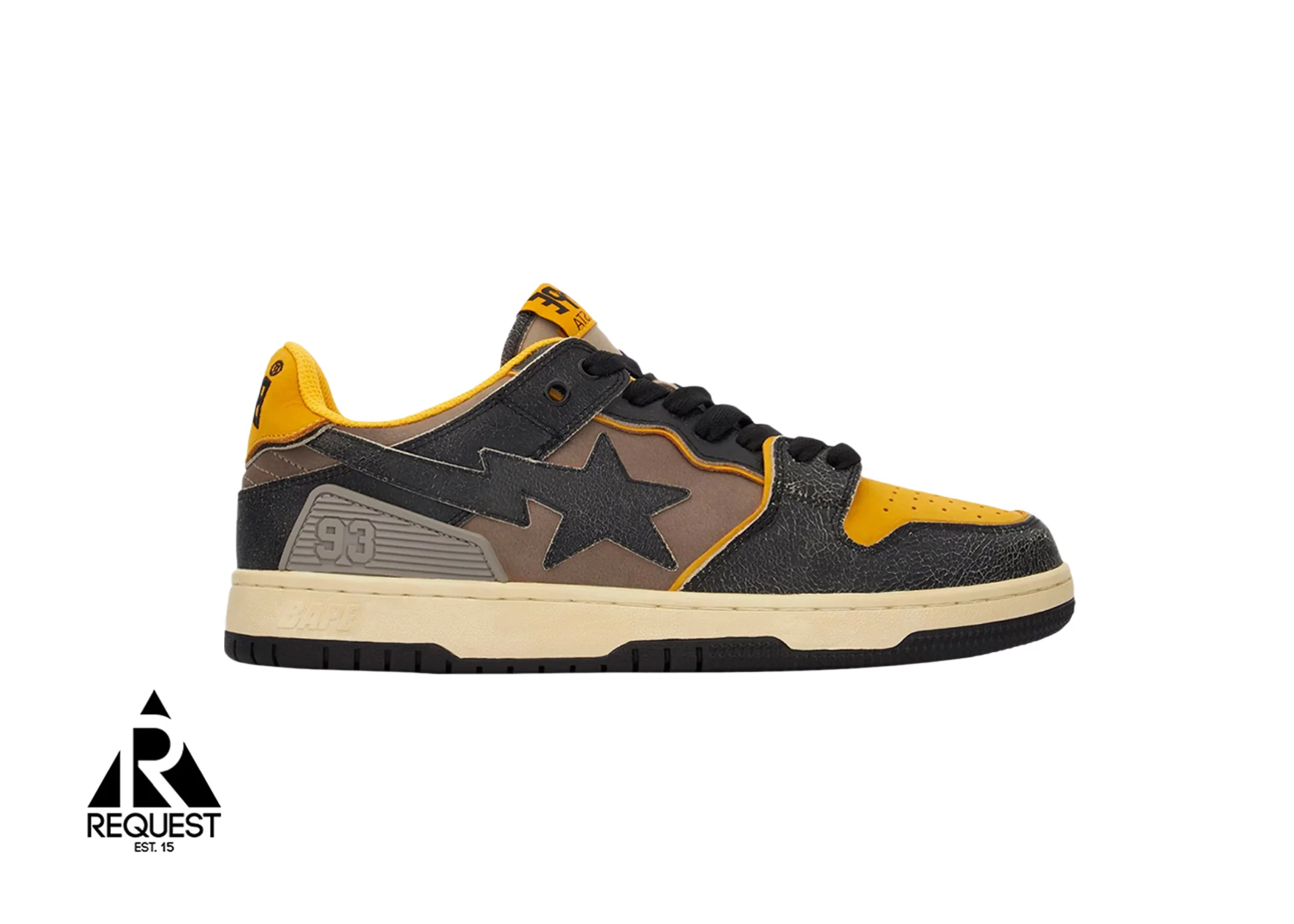 Bape SK8sta "Black Yellow ”