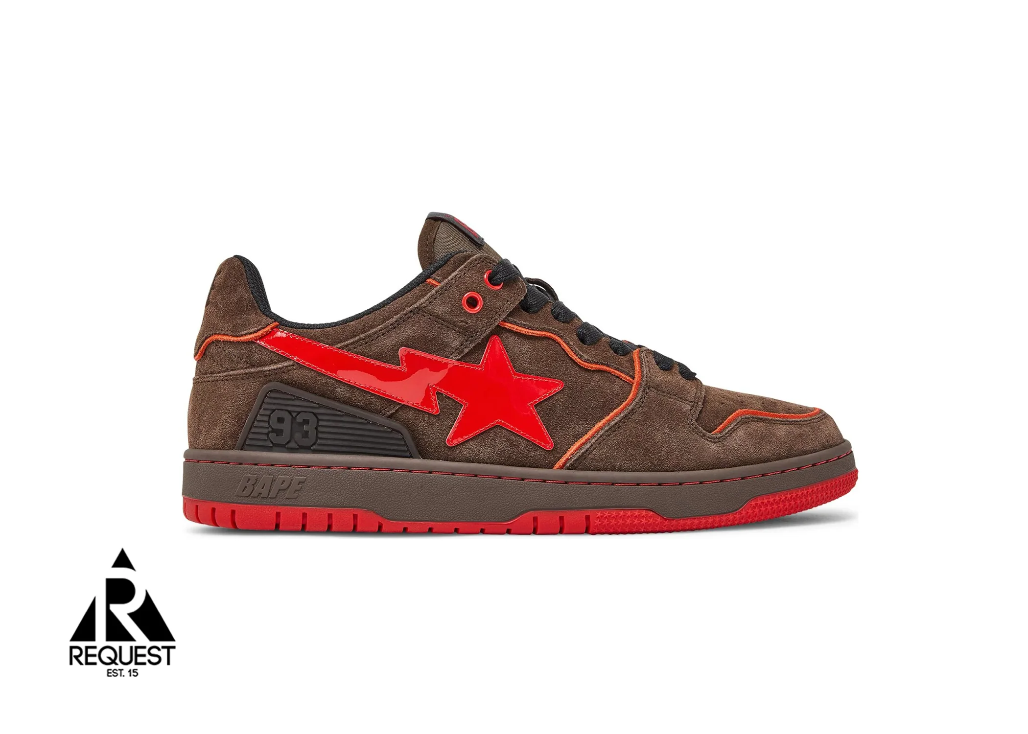 Bape SK8sta "Brown Red"