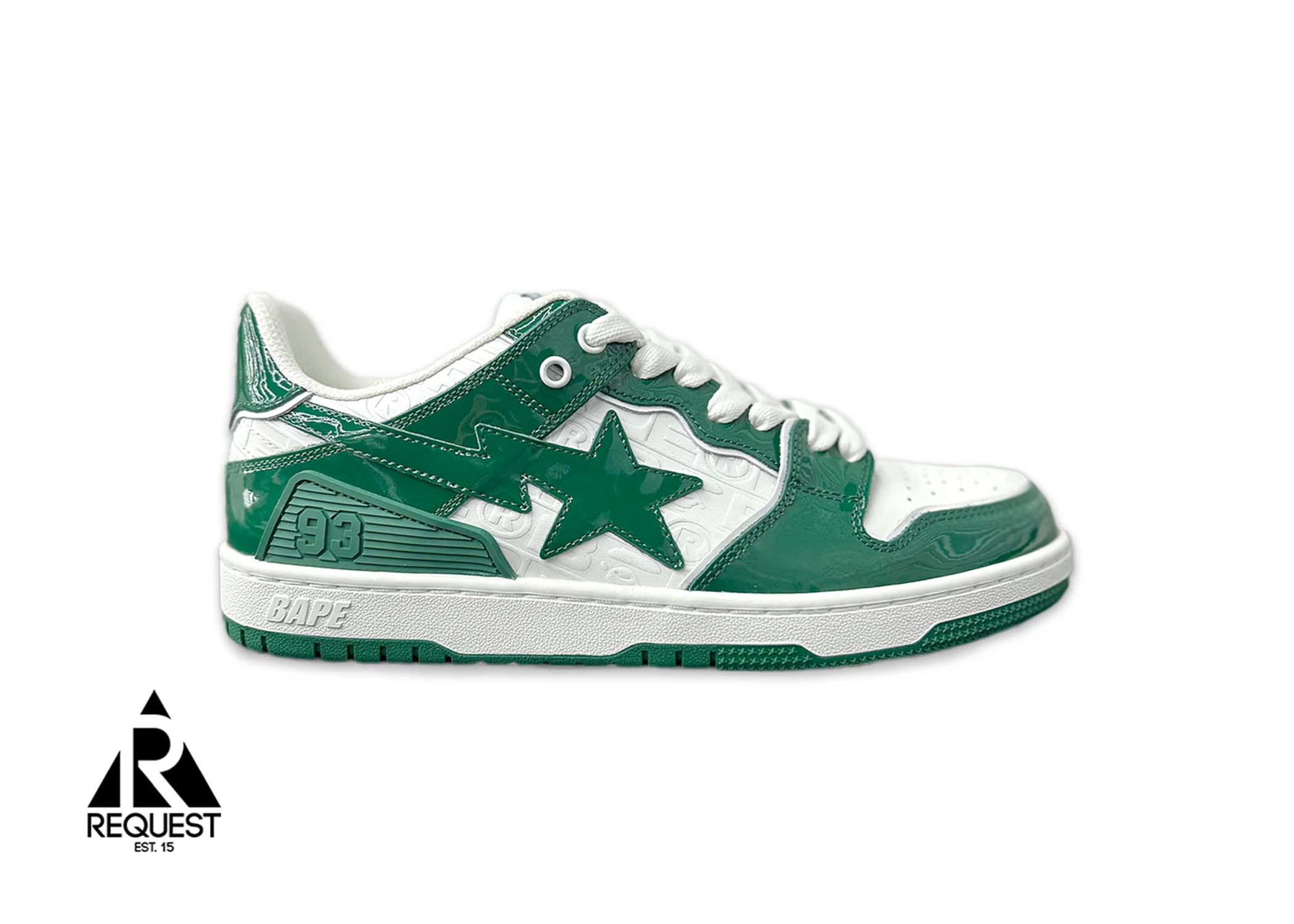 Bape SK8sta "Green Patent"