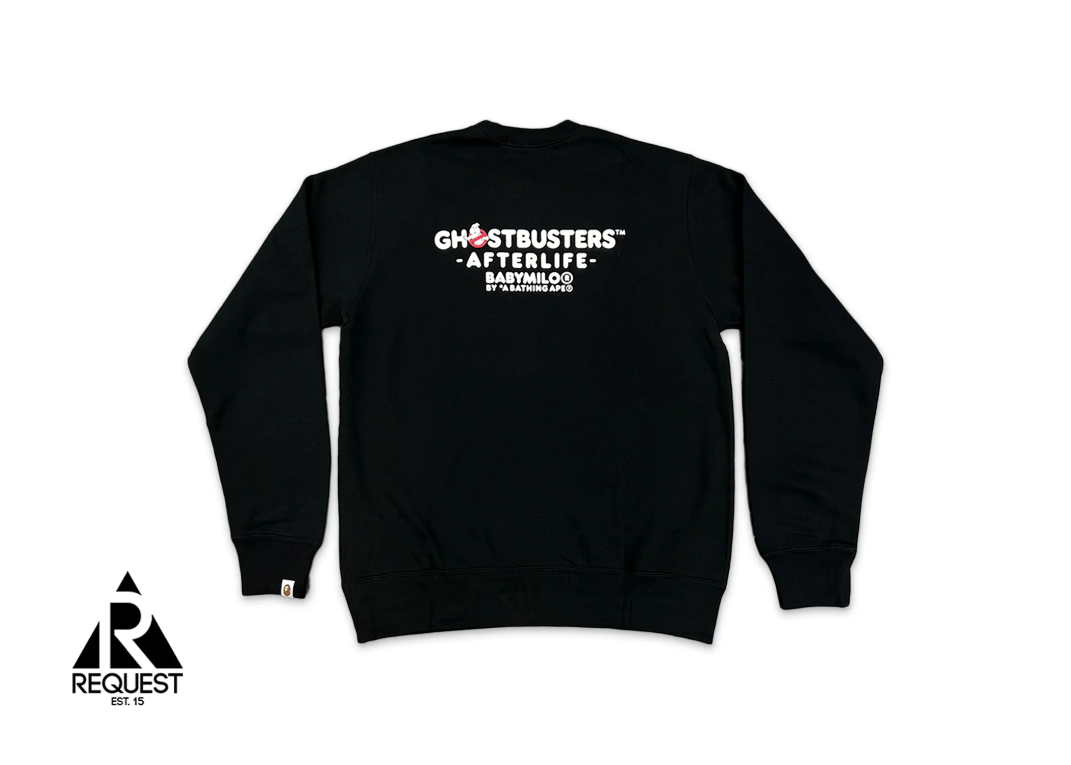 BAPE x Ghostbusters Ape Head Crewneck "Black" - Image 2