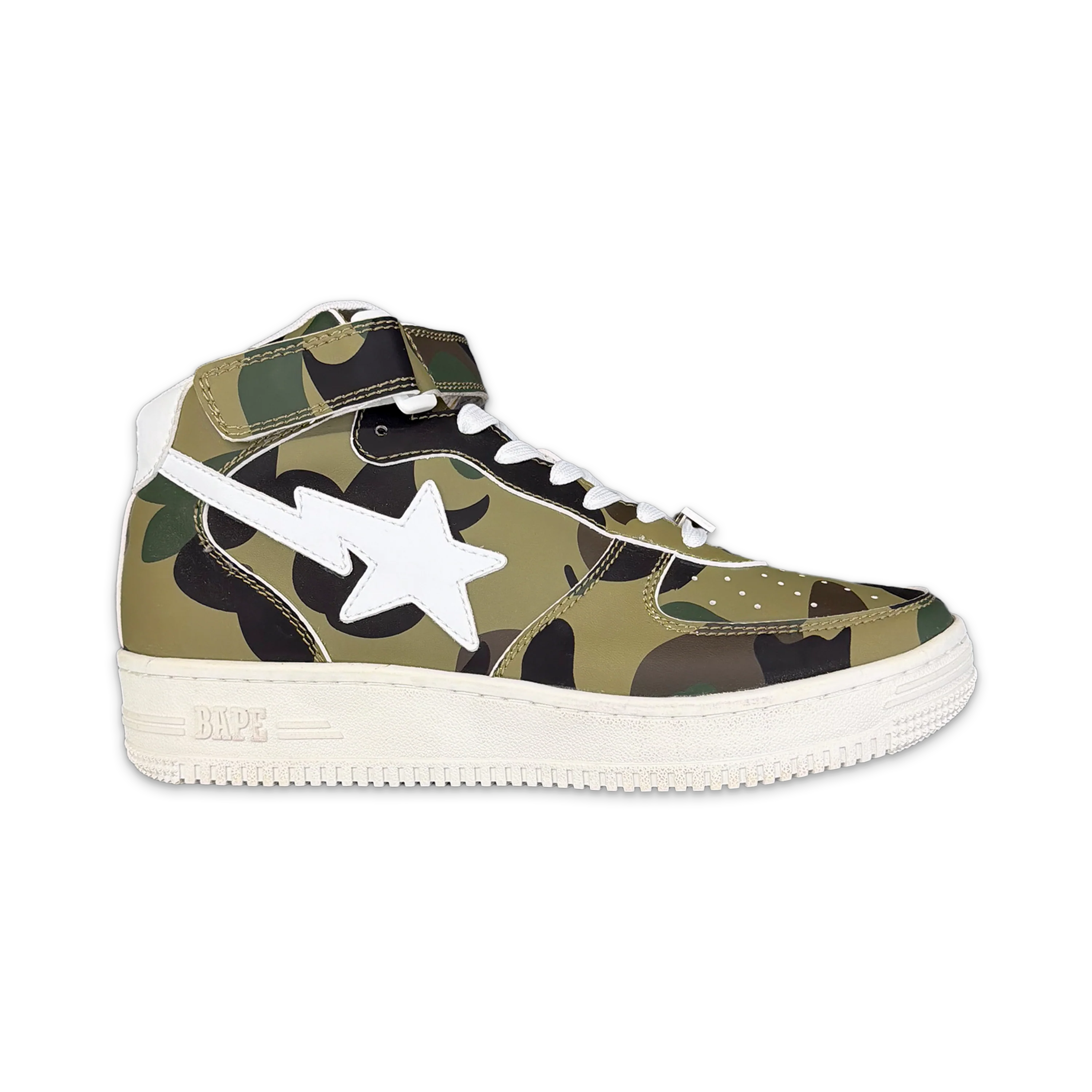 Bapesta 1st Camo Mid "Green"