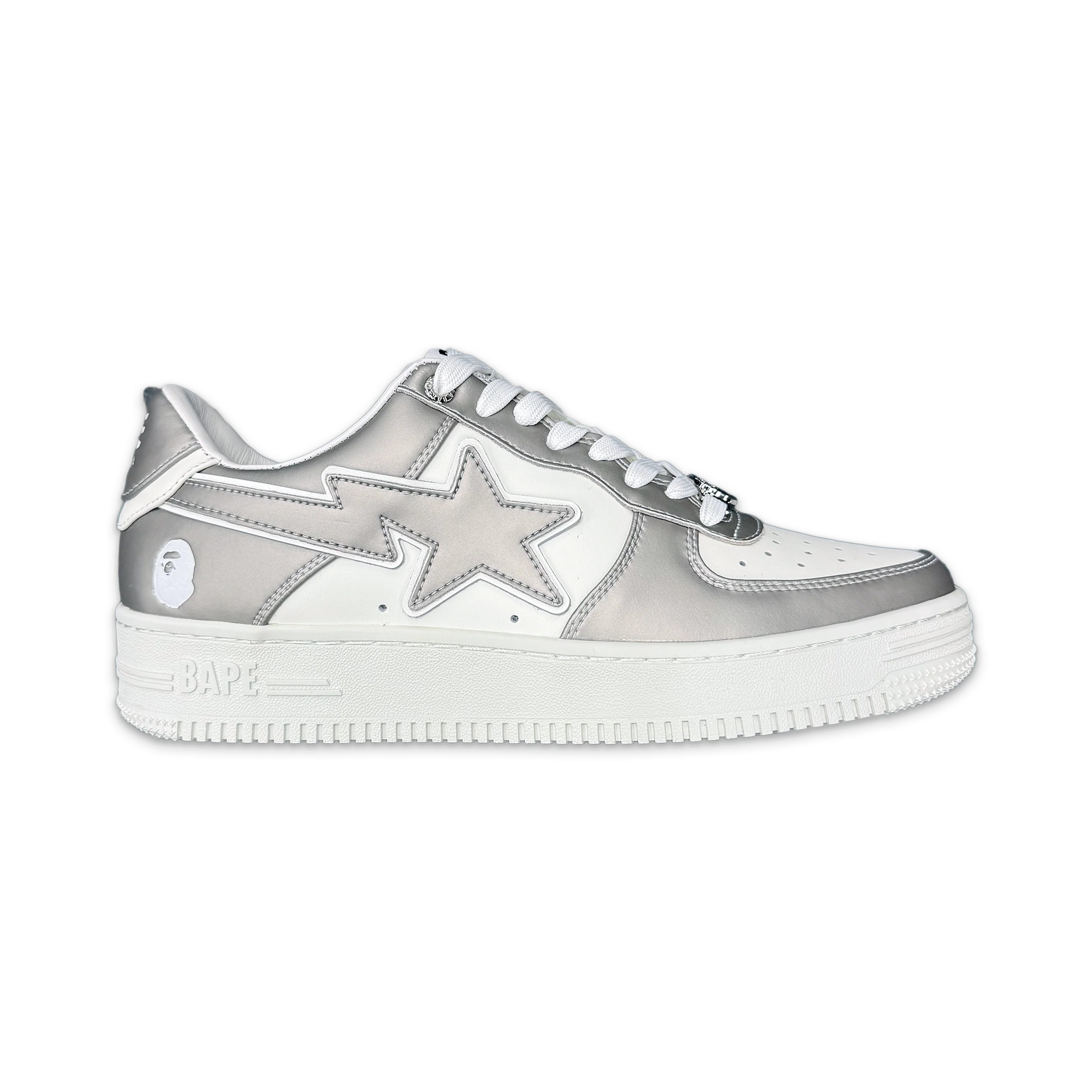 Bapesta #4 "Silver"