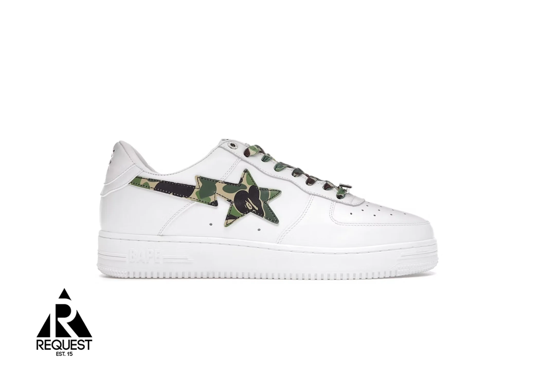 Bapesta Low “ABC Green Camo Swoosh”