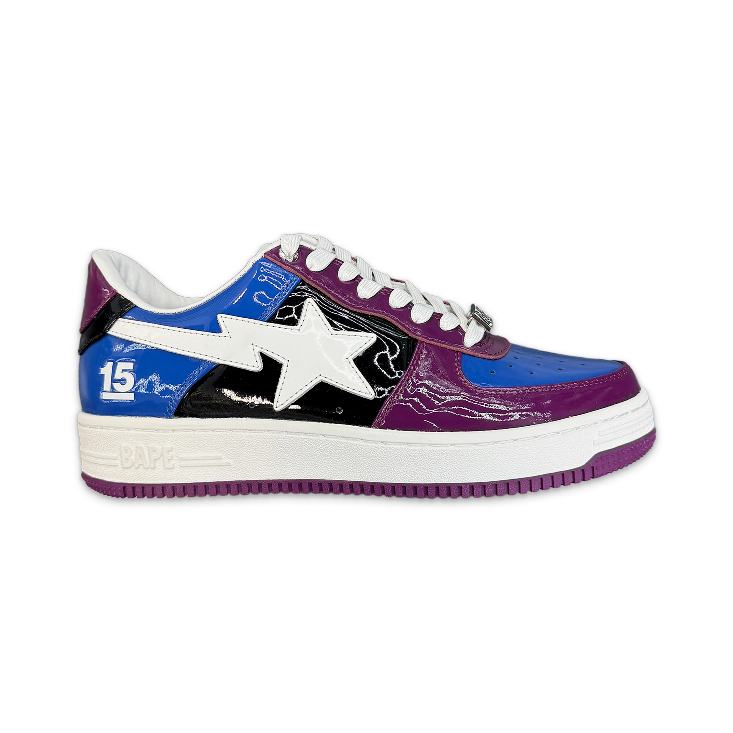 Bapesta Low Patent Leather  “Hong Kong 15th Anniversary Camo"