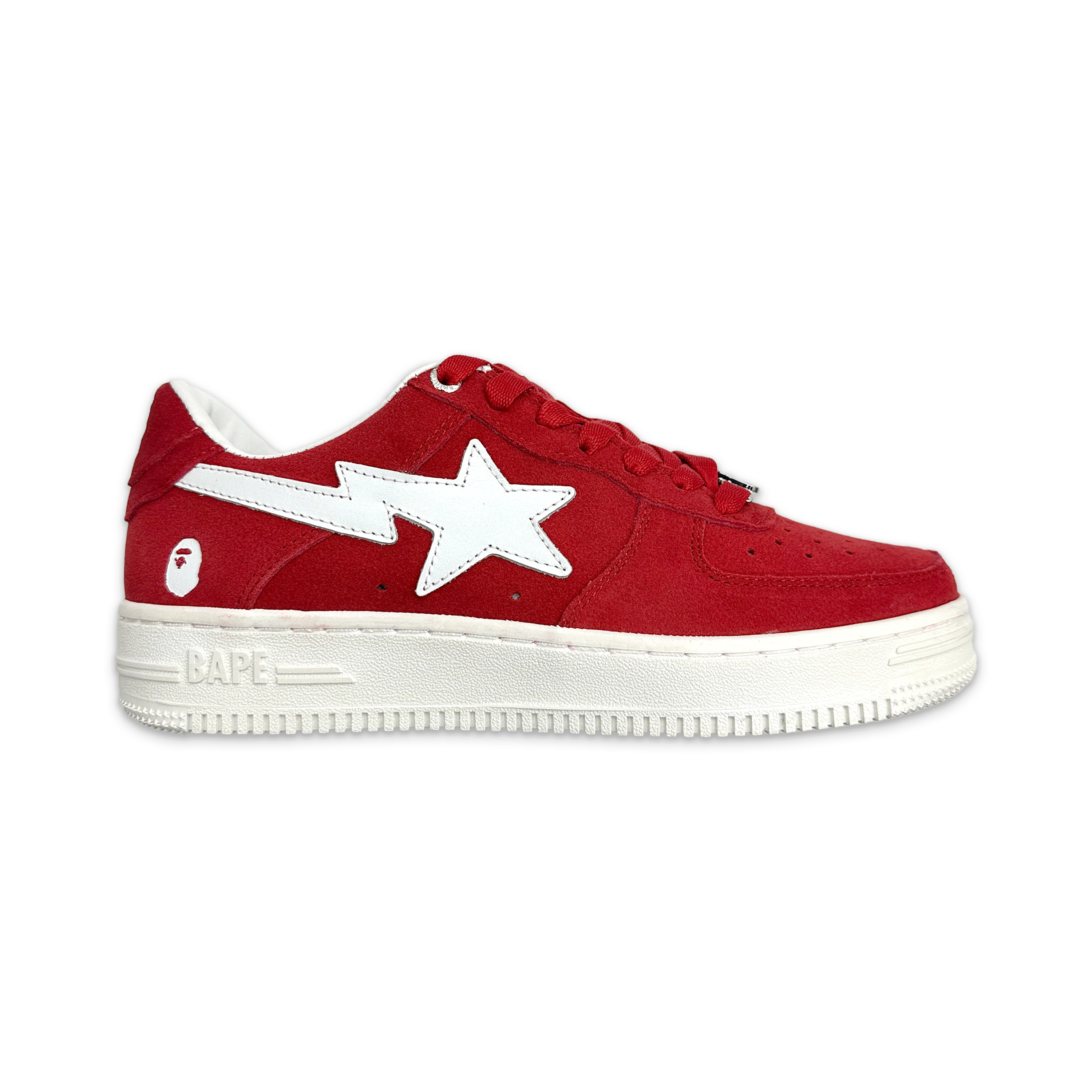 Bapesta Low “Red Suede”