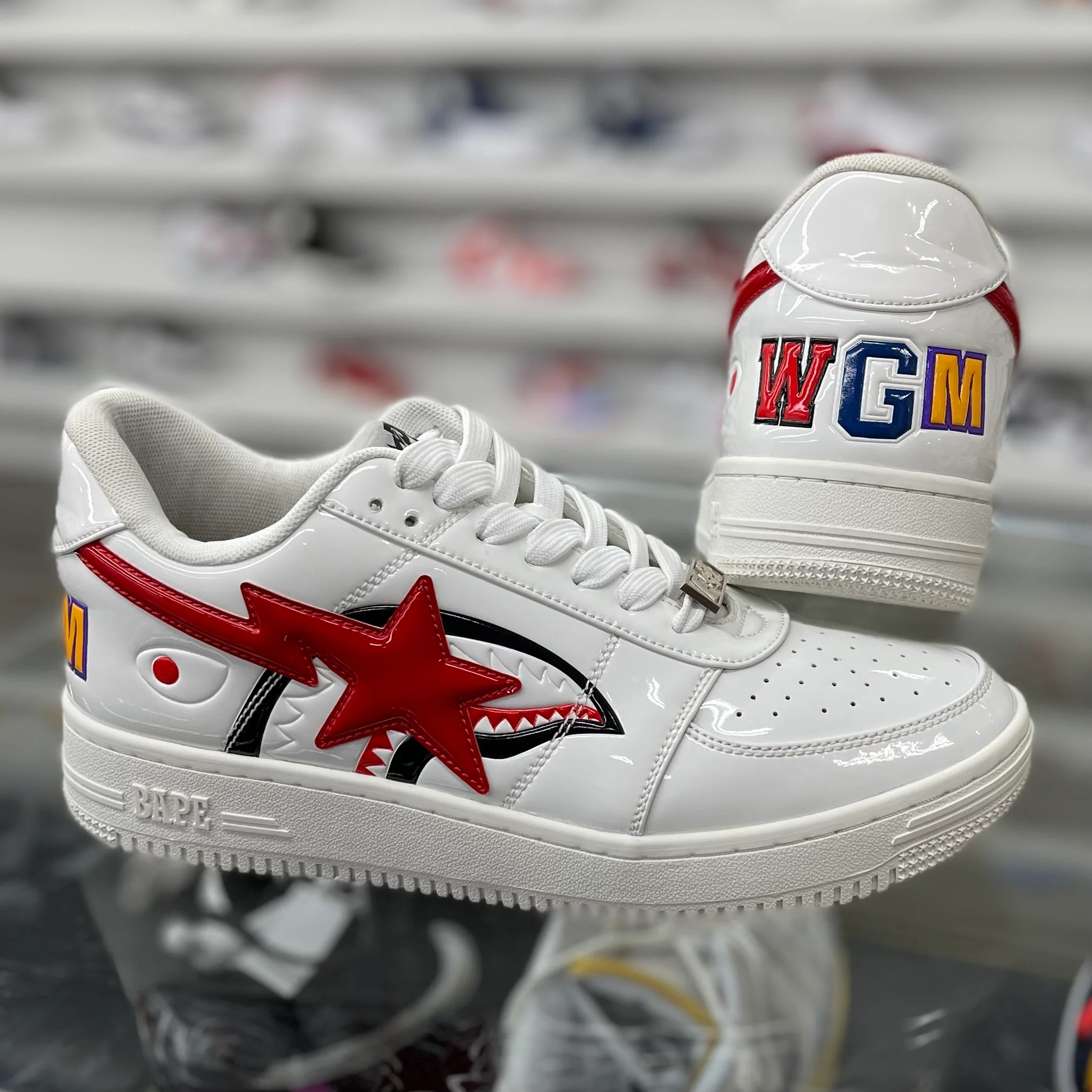 Bapesta Low “Shark White” - Image 2