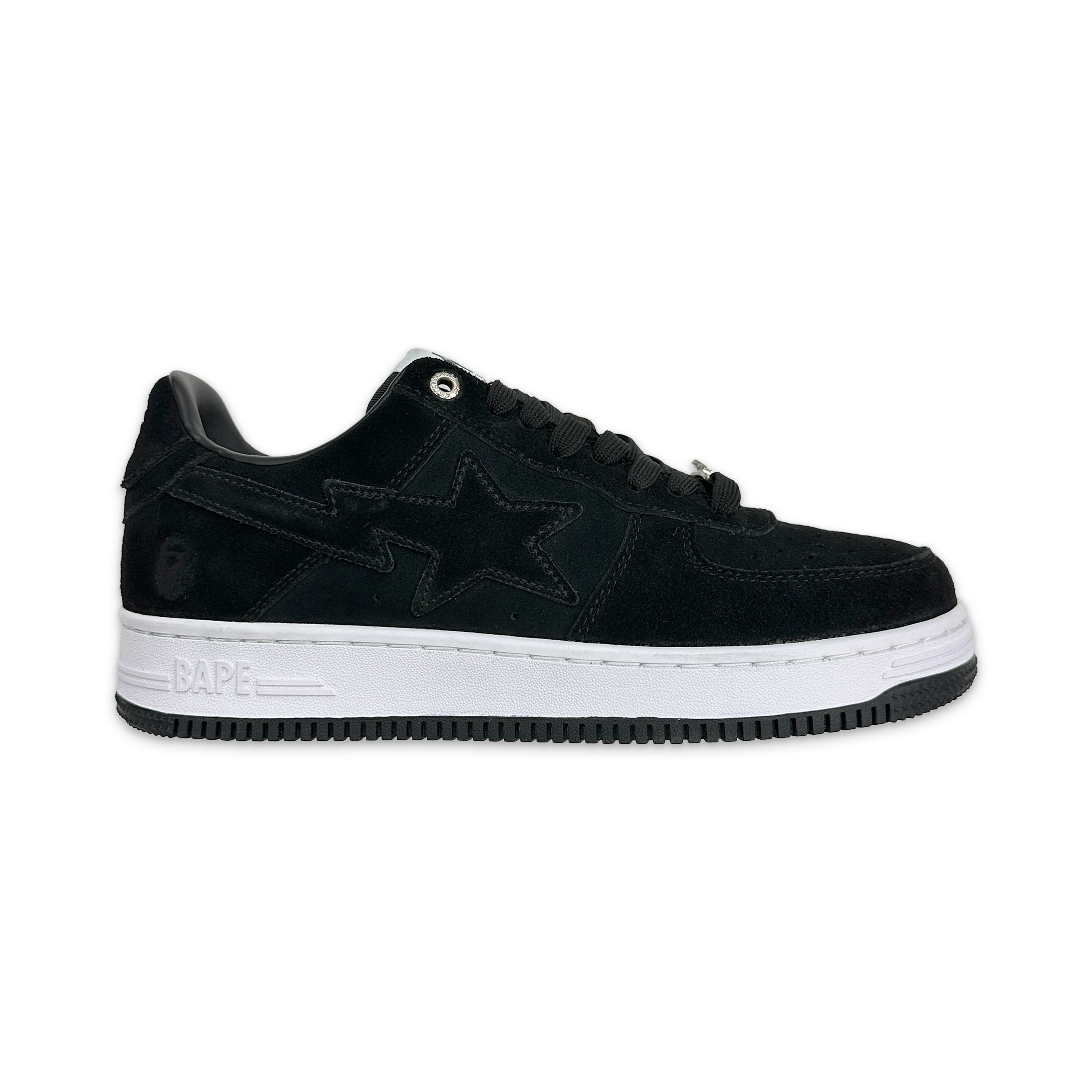 Bapesta Low Suede "Black"