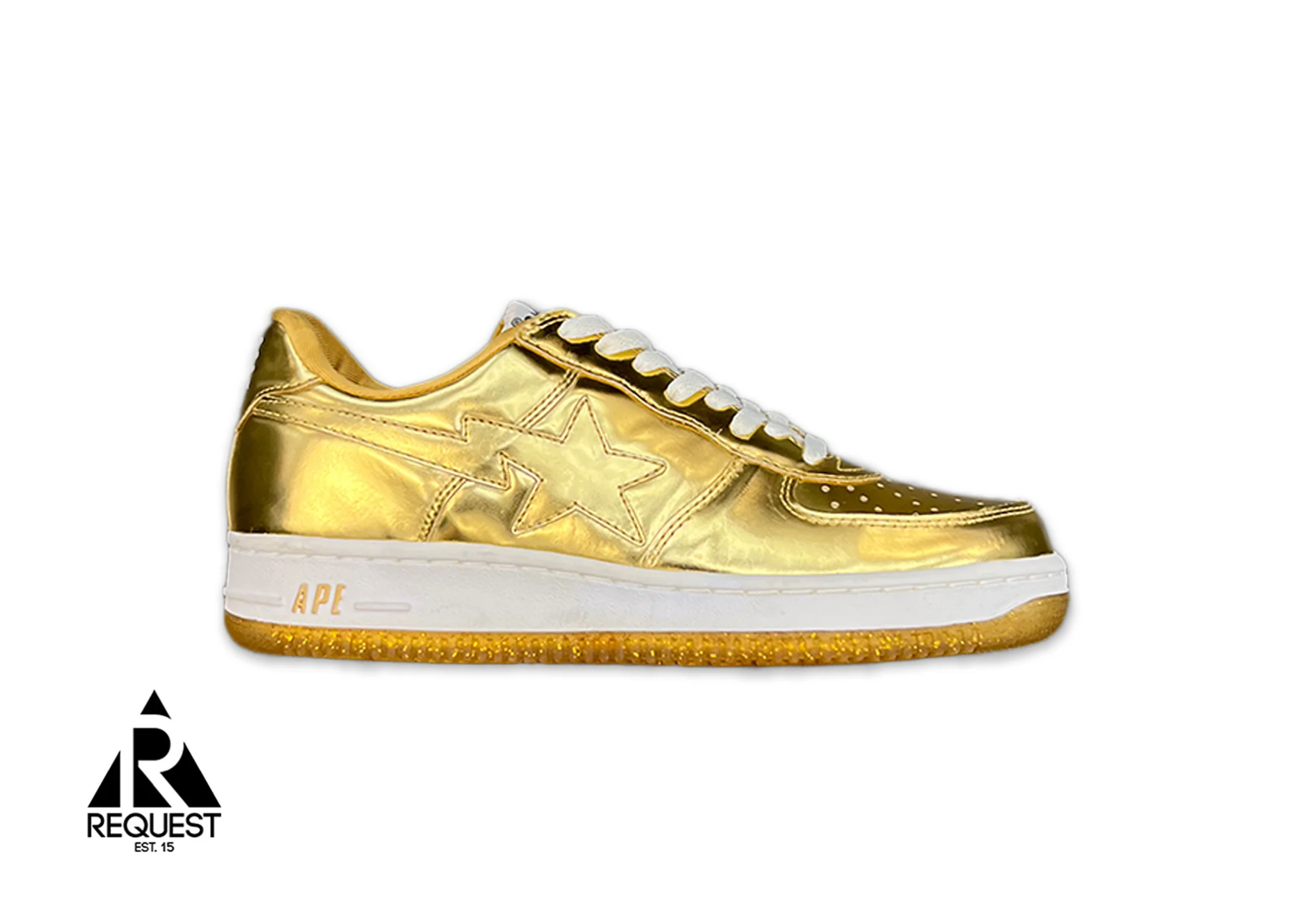 Bapesta "Metallic Gold"