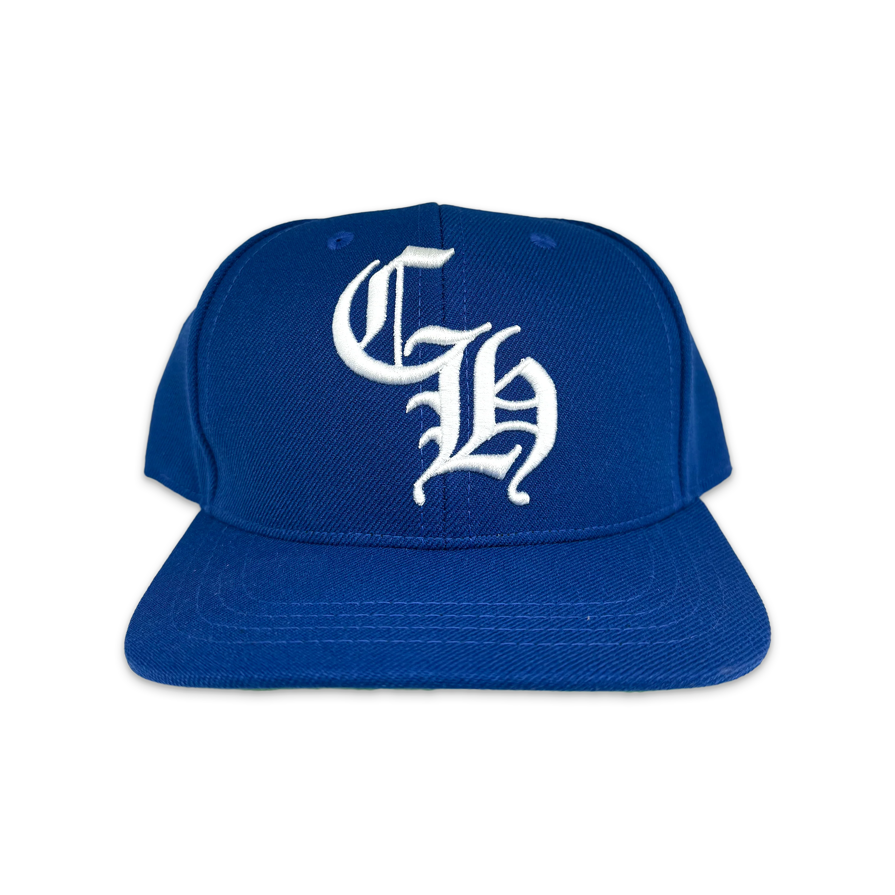 Baseball Snapback Hat "Blue/White"