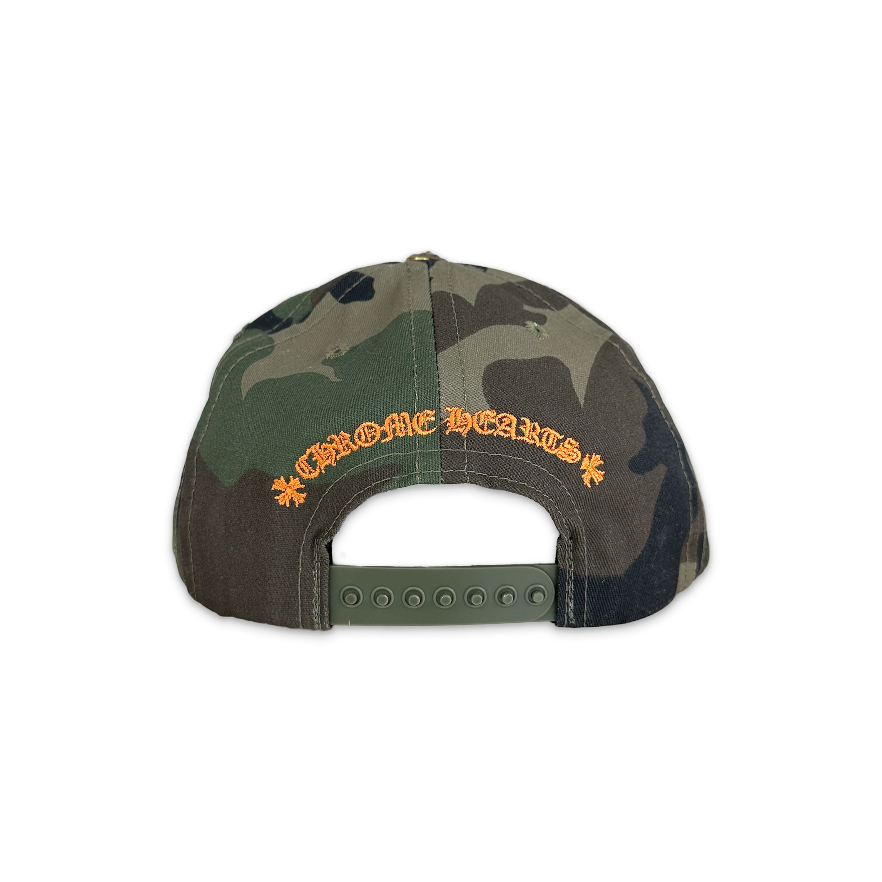Baseball Snapback Hat "Camo/Orange" - Image 2