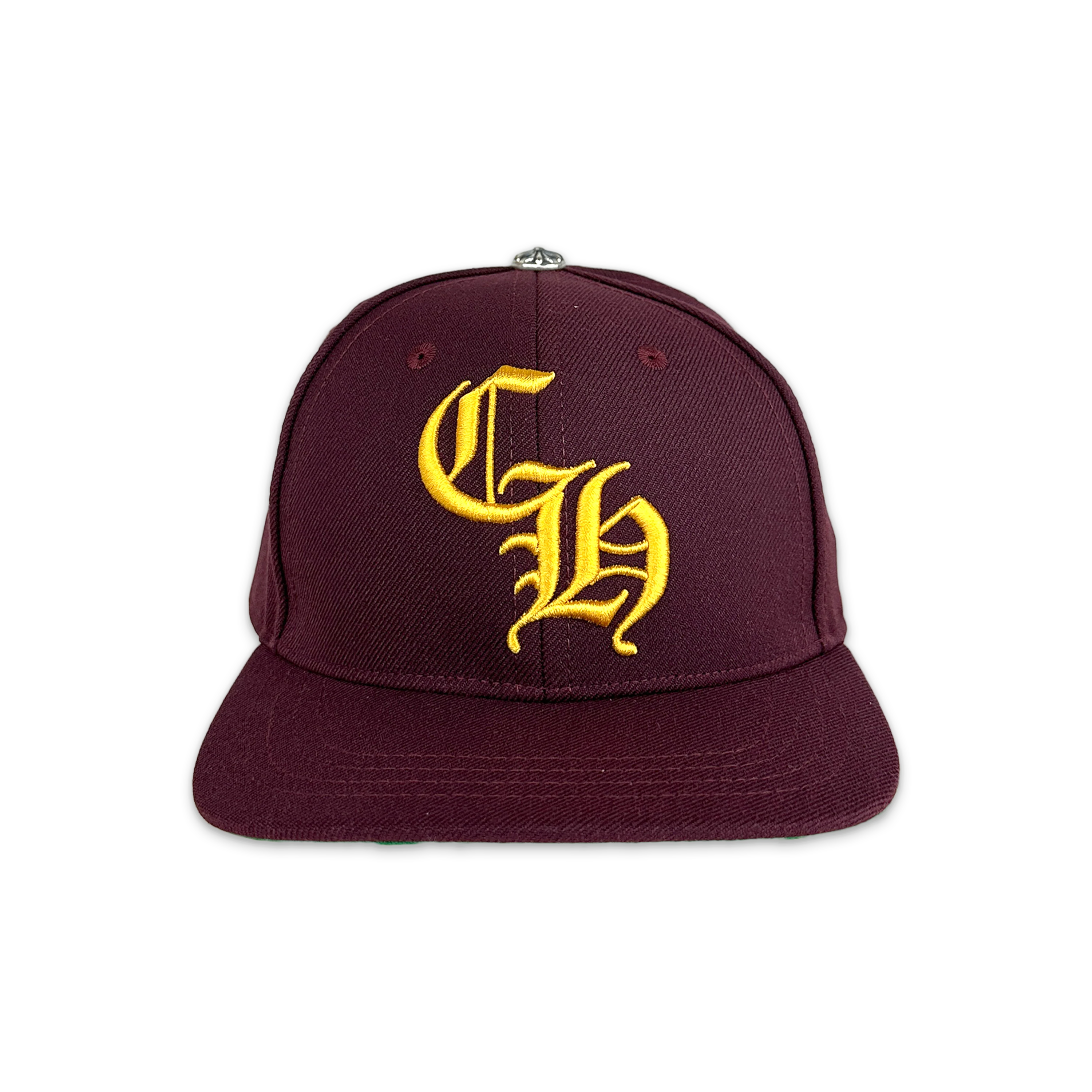 Baseball Snapback Hat "Maroon/Gold"