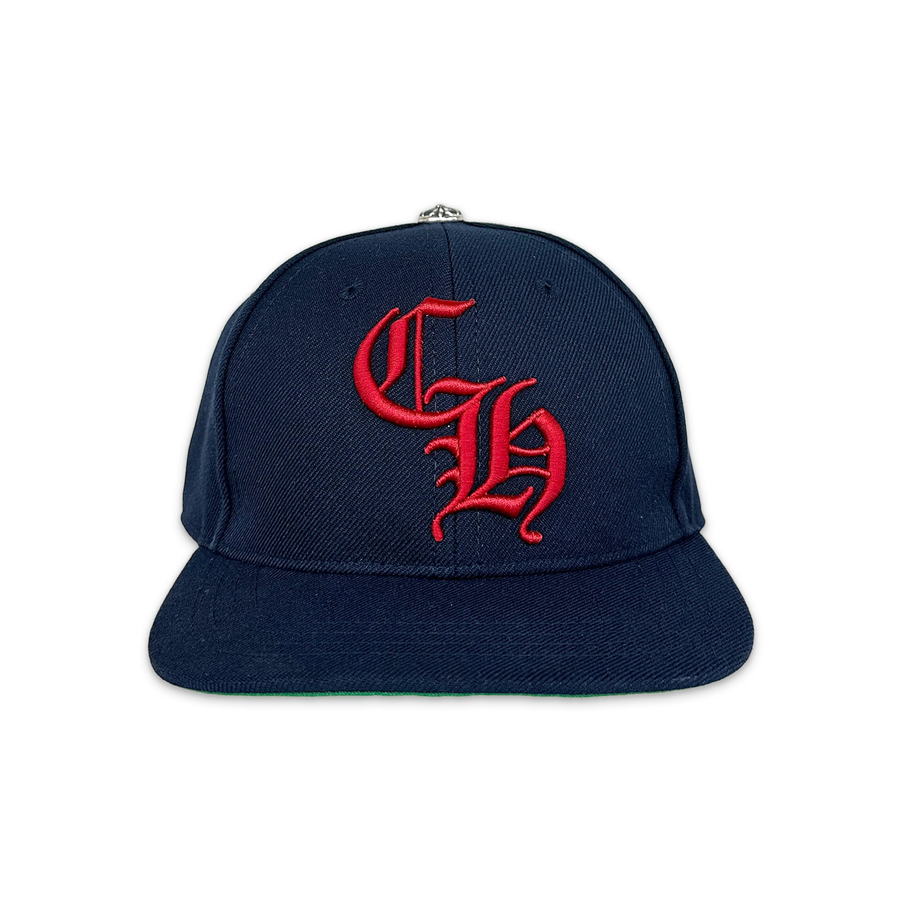 Baseball Snapback Hat "Navy/Red"