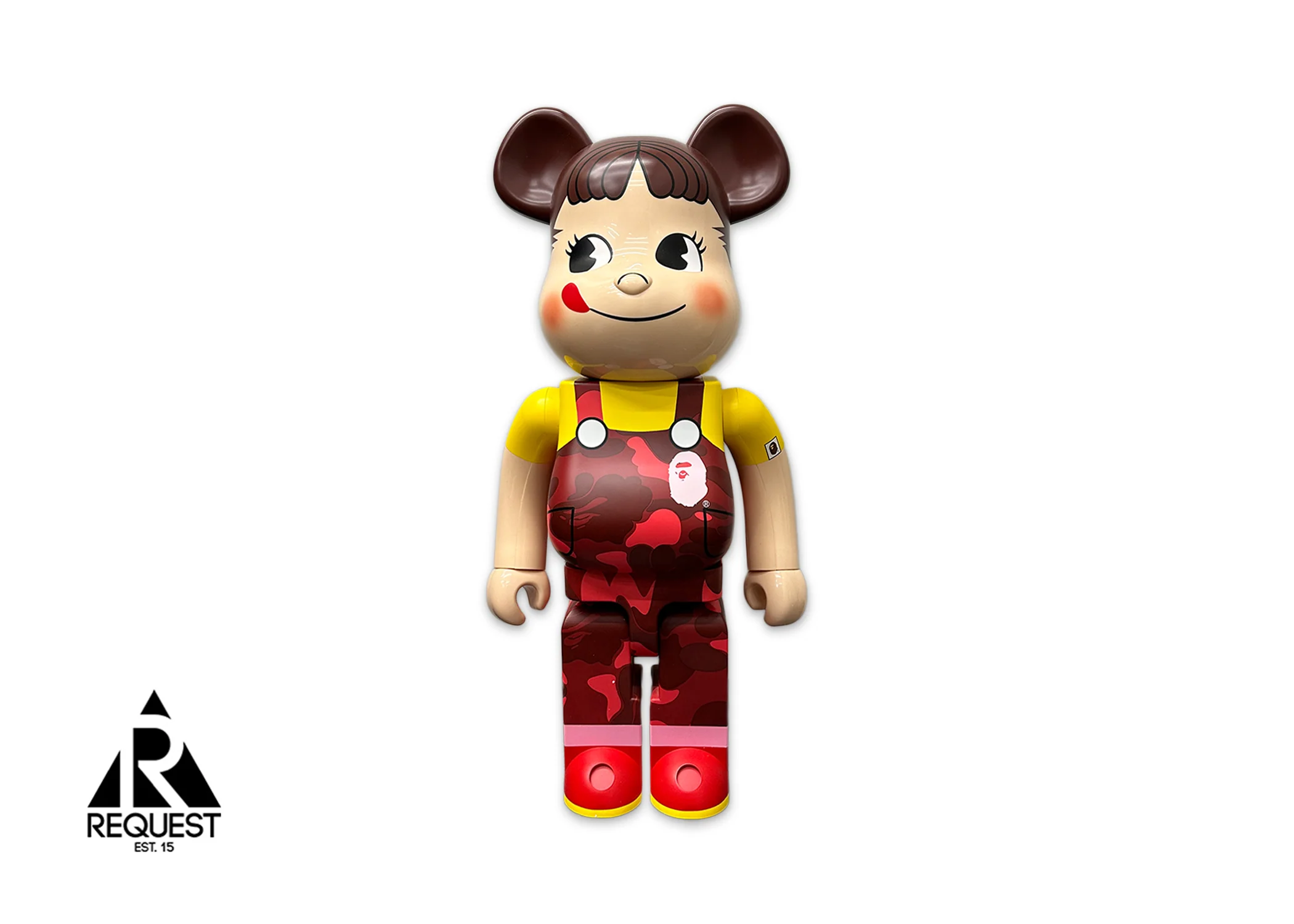 Bearbrick 1000% "BAPE x Peko-Chan & Poko-Chan Blue/Pink Set" - Image 3