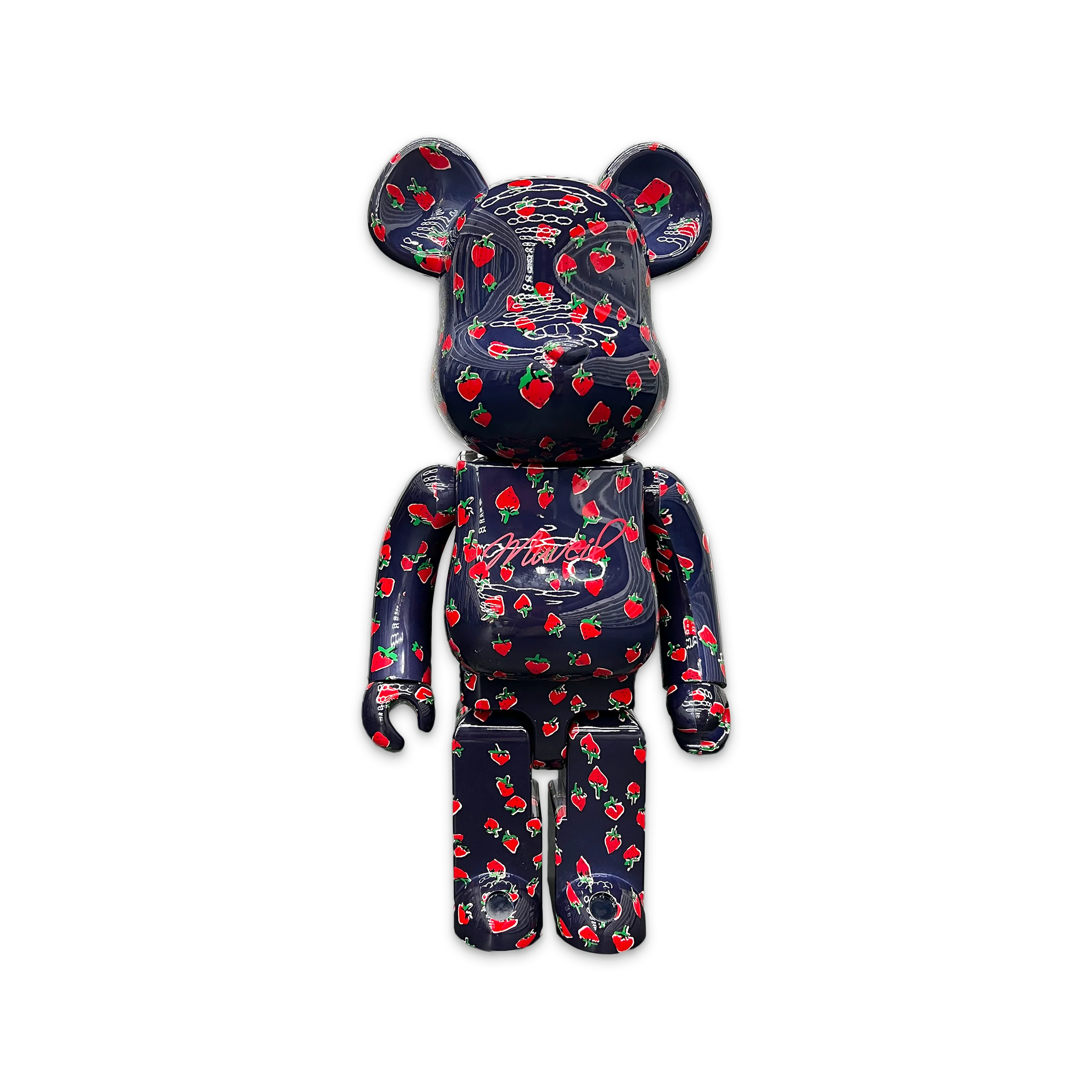 Bearbrick 1000% "MUVEIL Strawberry Pattern"