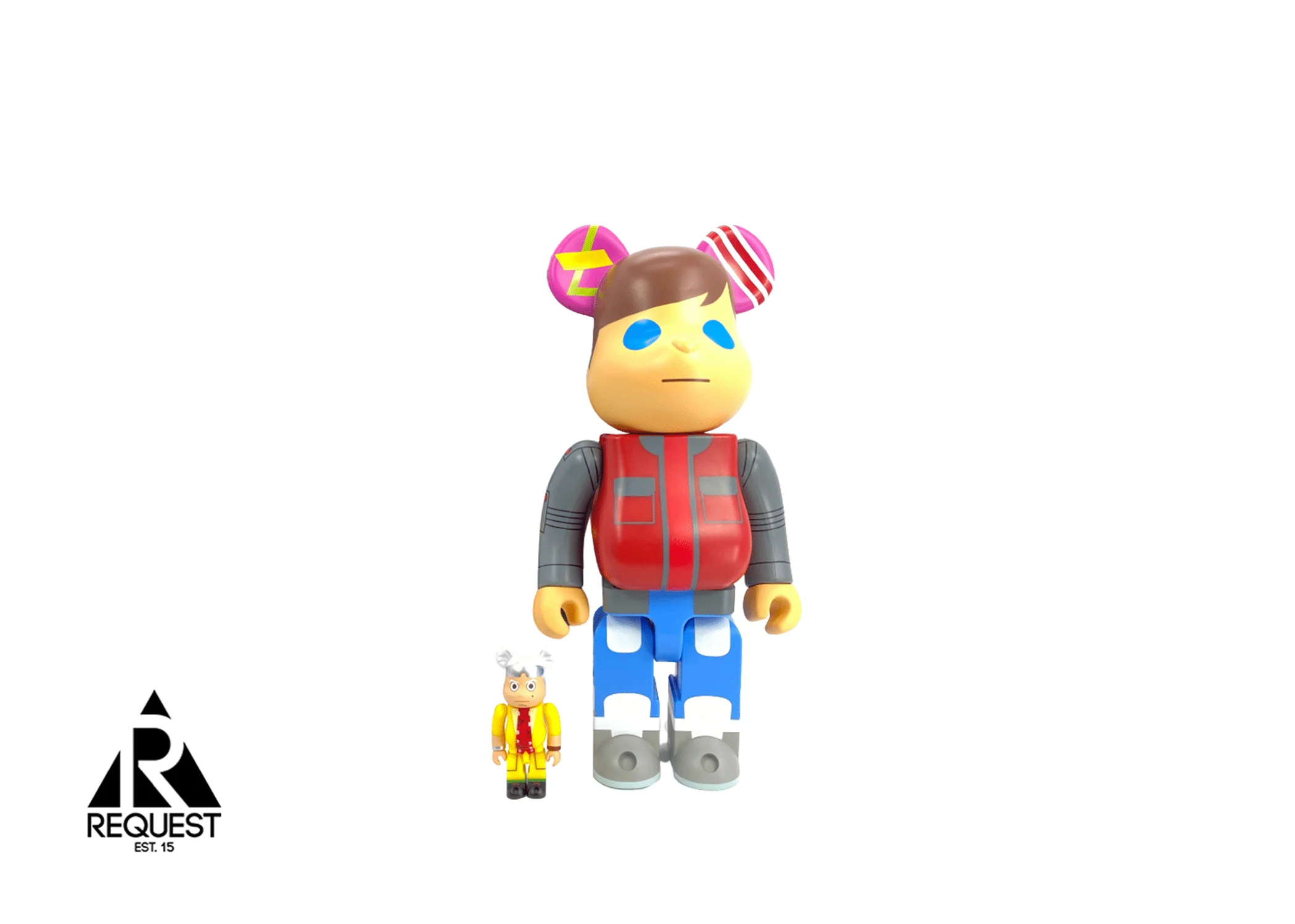 Bearbrick 400% & 100% "BACK TO THE FUTURE DESIGNERCON"