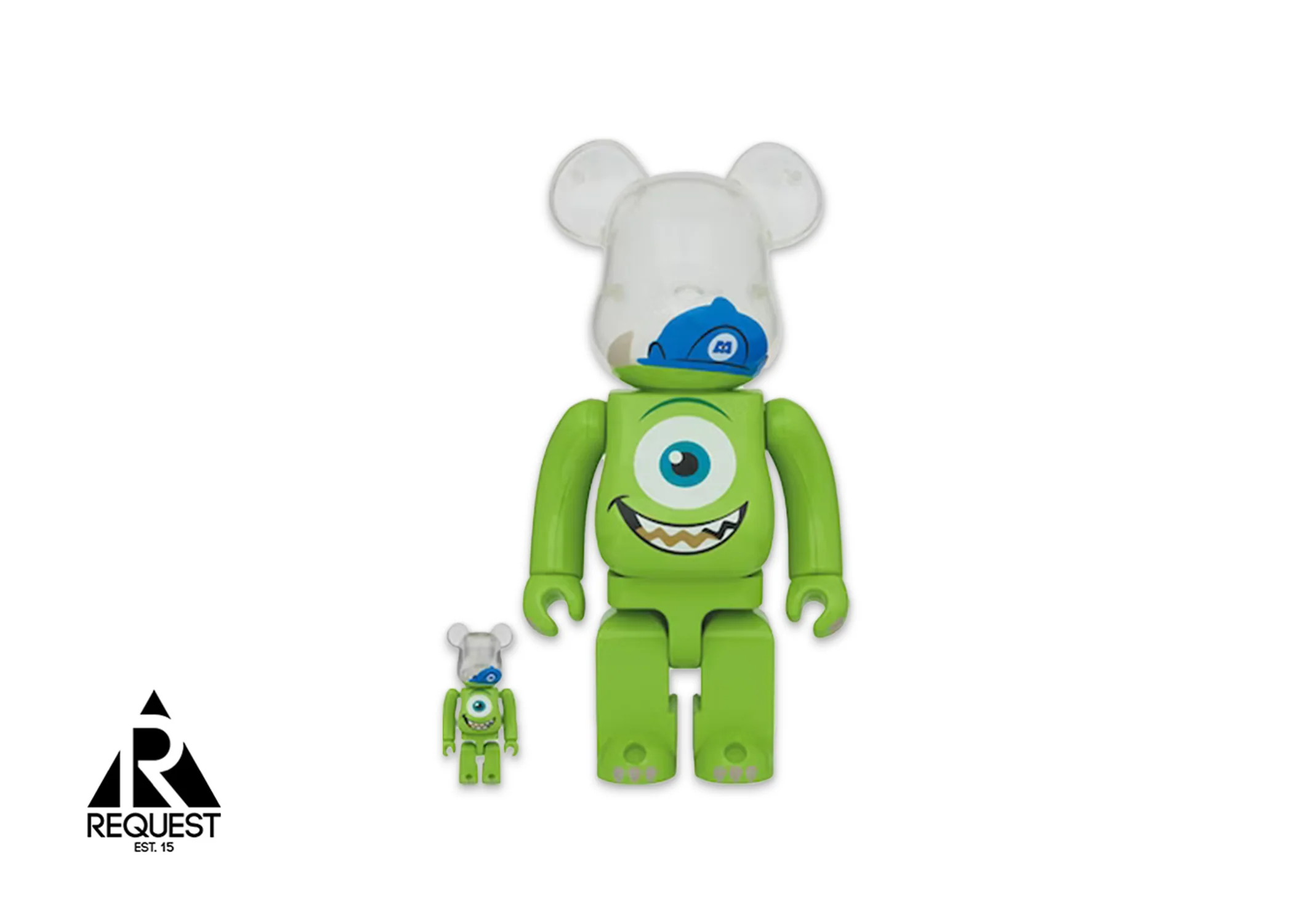 Bearbrick 400% & 100% "Disney Pixar Monsters, Inc. Mike"