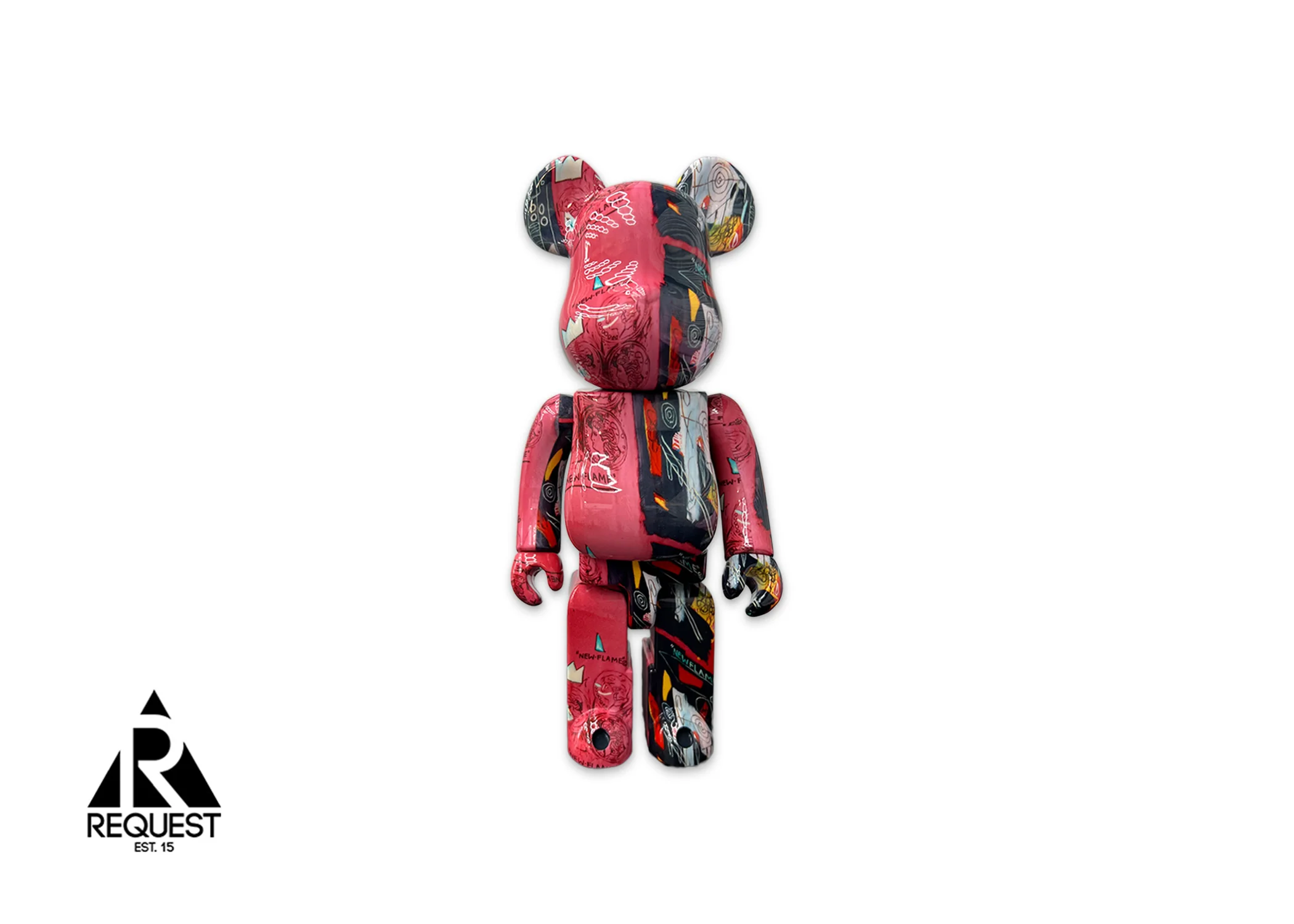 Bearbrick 400% "Andy Warhol x JEAN-MICHEL BASQUIAT #1"