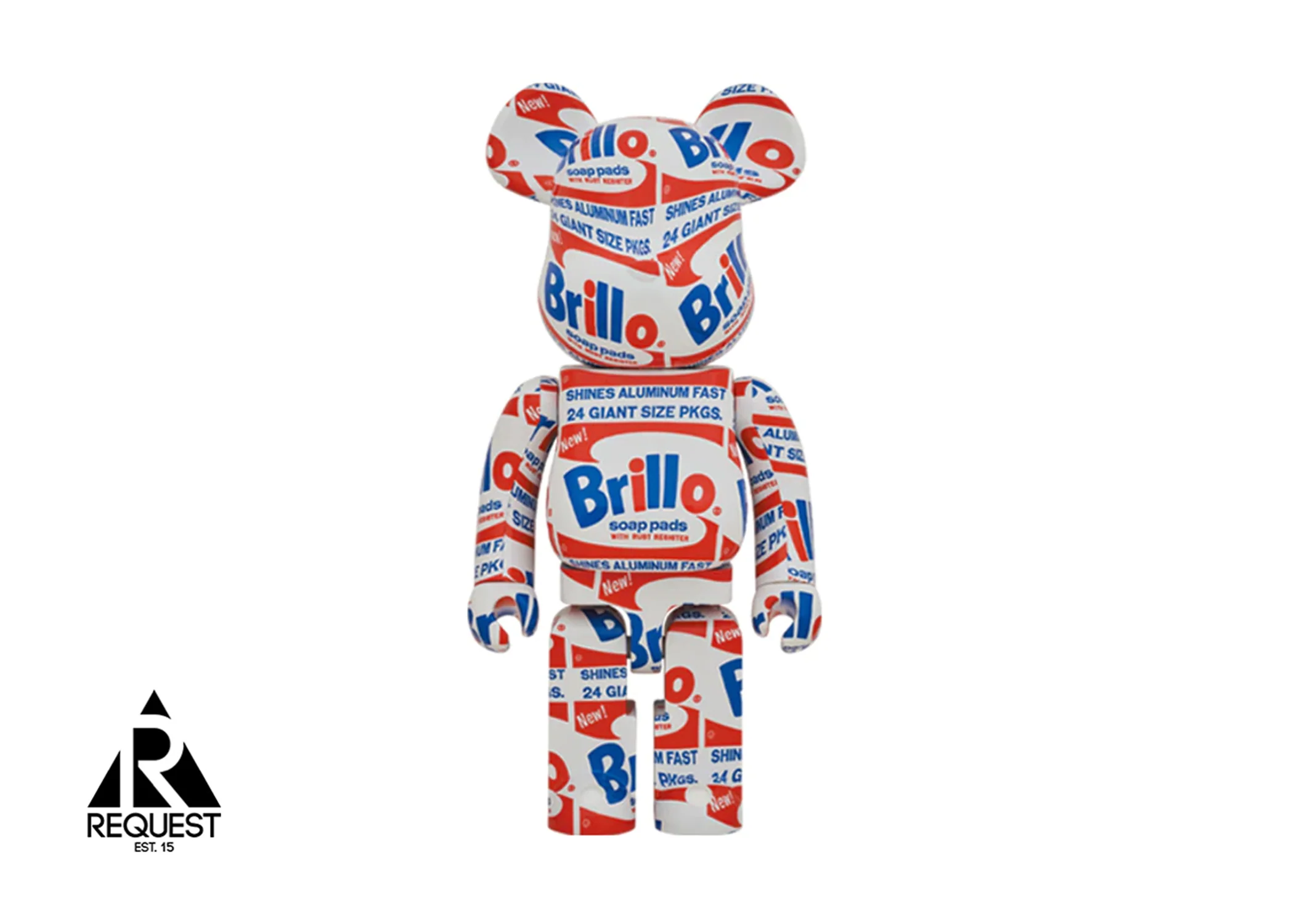 Bearbrick ANDY WARHOL 1000% "Brillo"