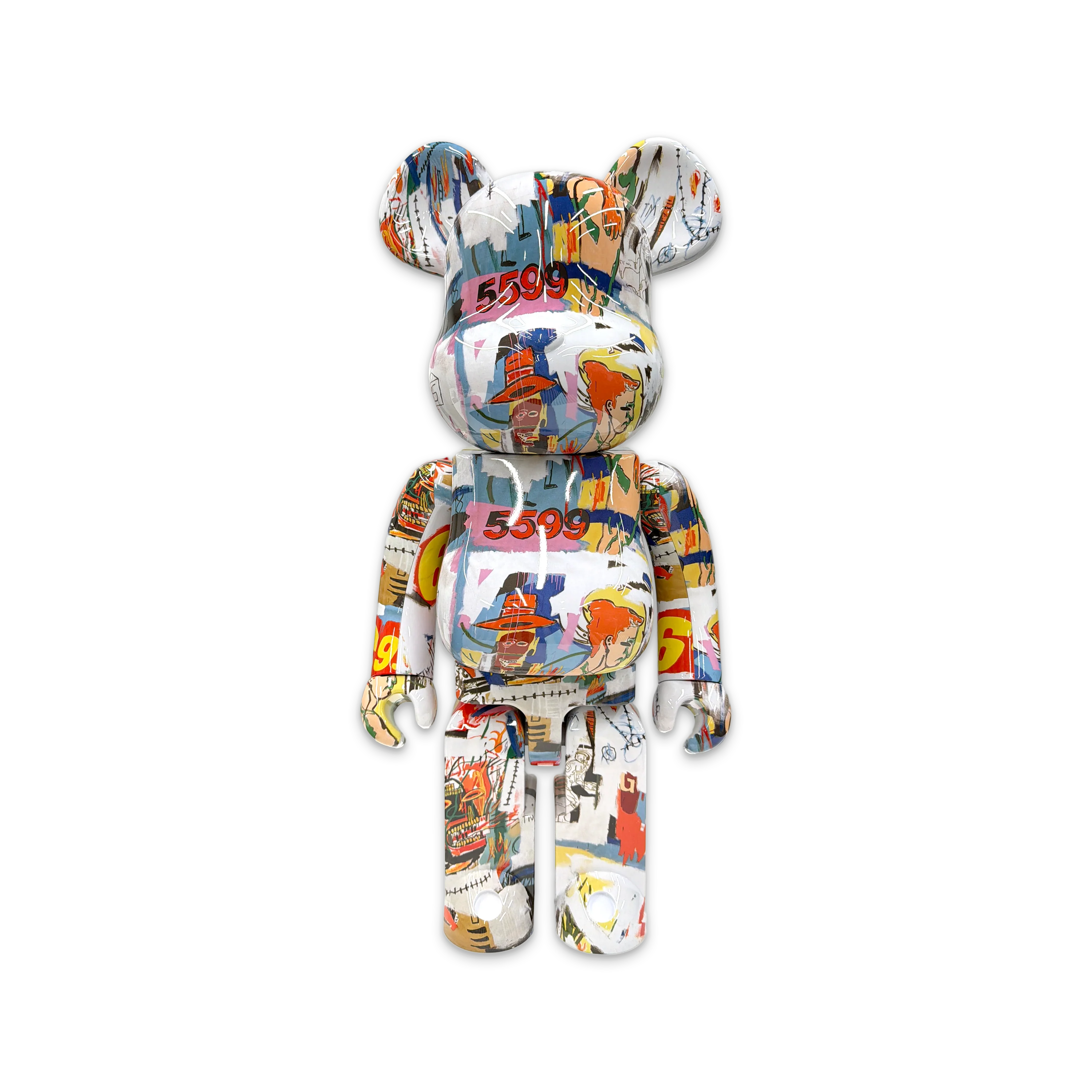 Bearbrick x Andy Warhol x JEAN-MICHEL BASQUIAT #4 1000%