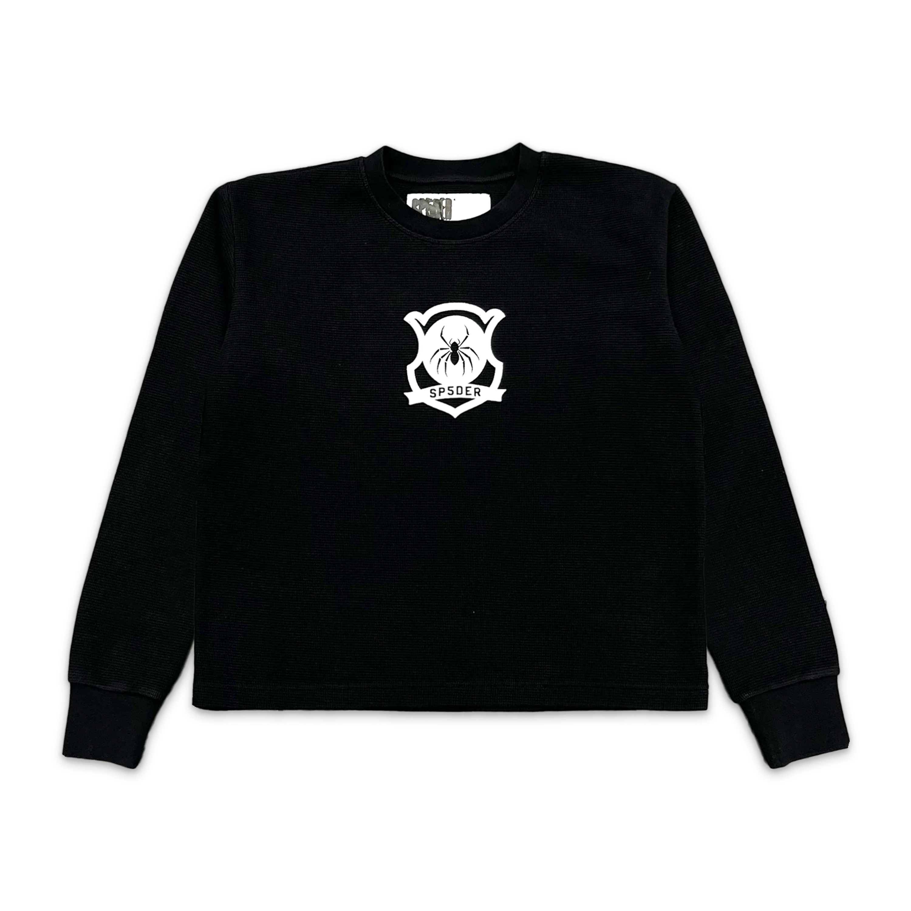 Beckham Waffle Knit L/S Top "Black"