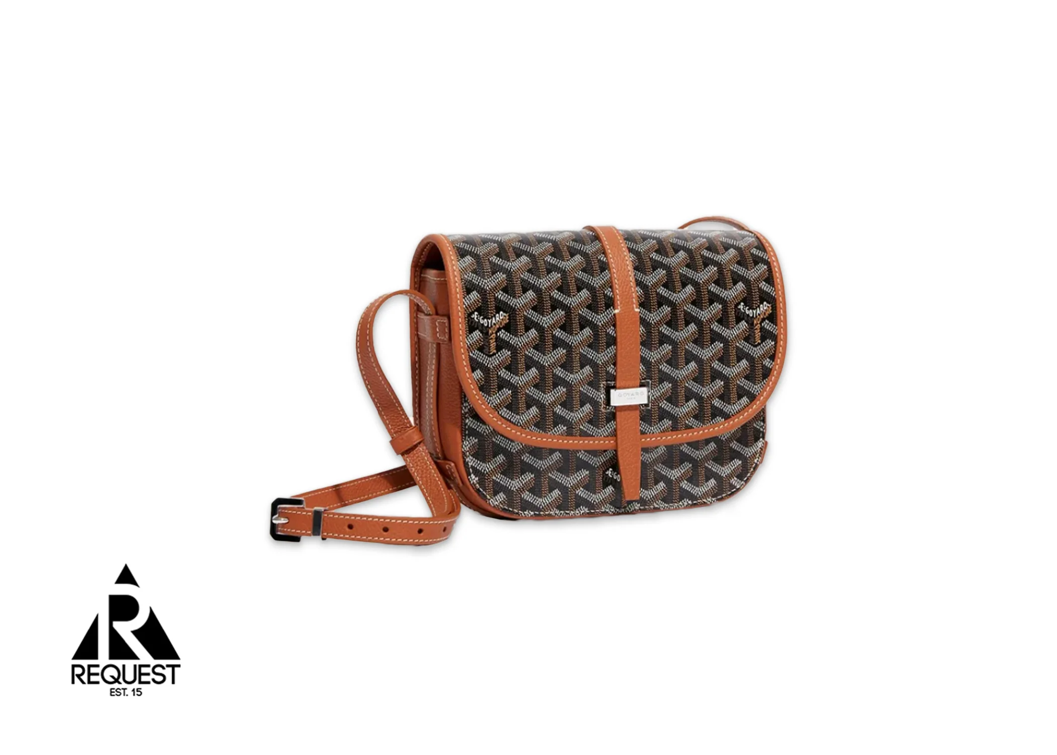 Belvedere PM Strap Bag "Black & Tan"