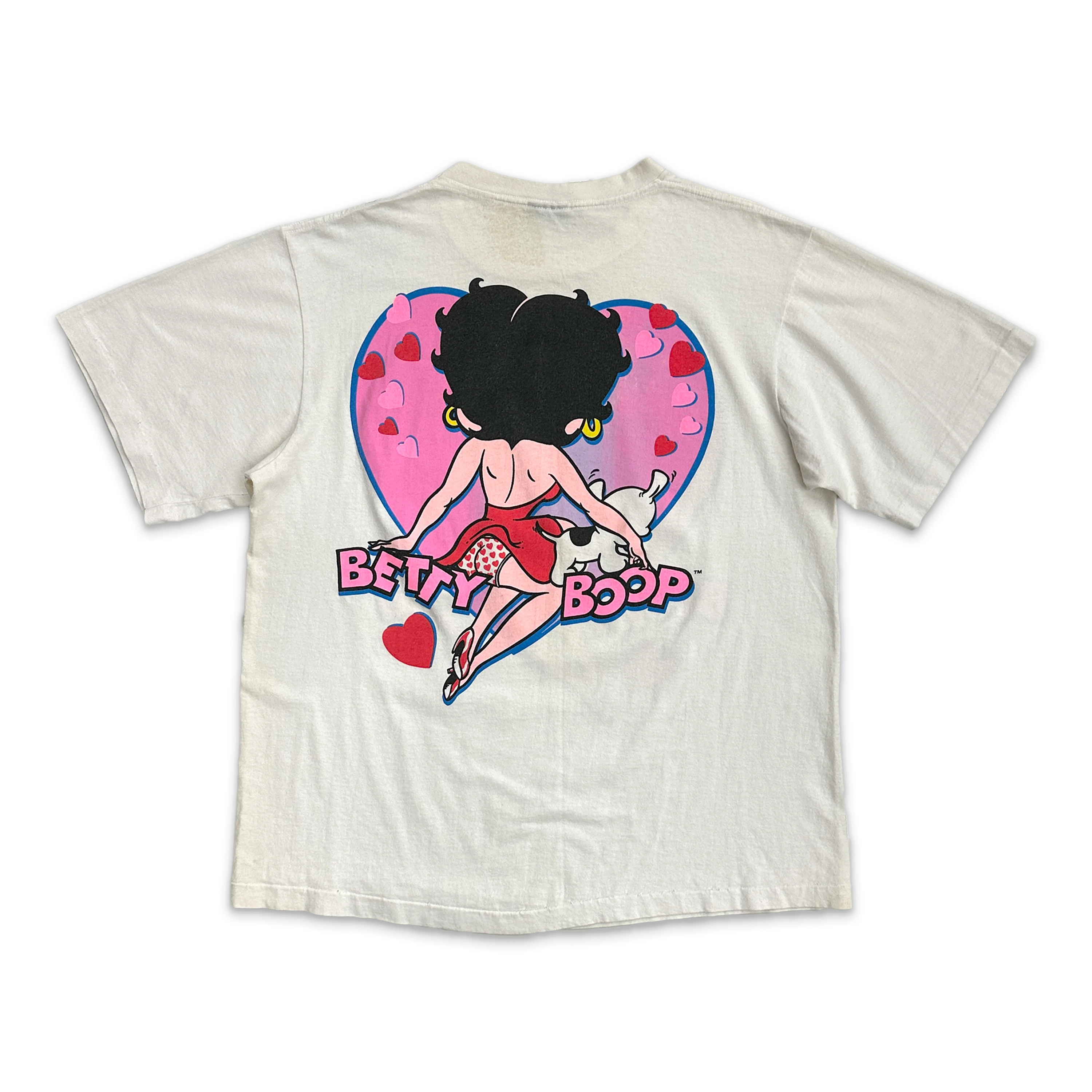Betty Boop Heart Tee "White" - Image 2