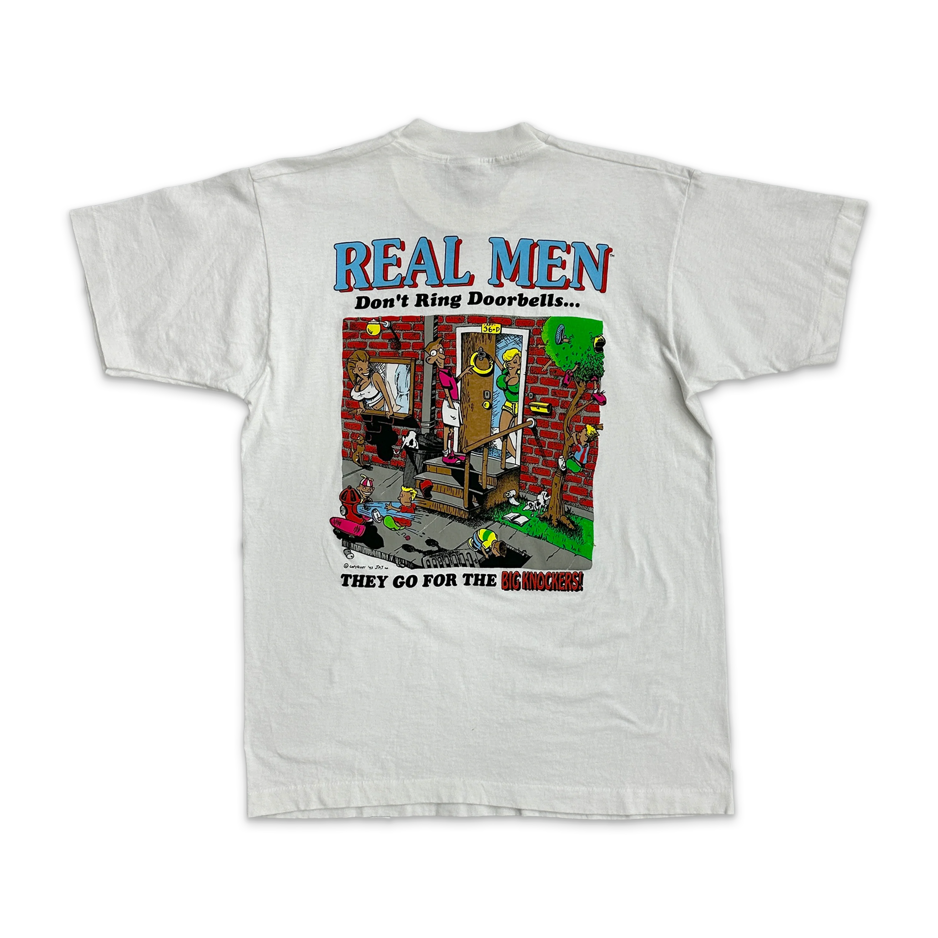 Big Knockers Vintage Tee "White" - Image 2