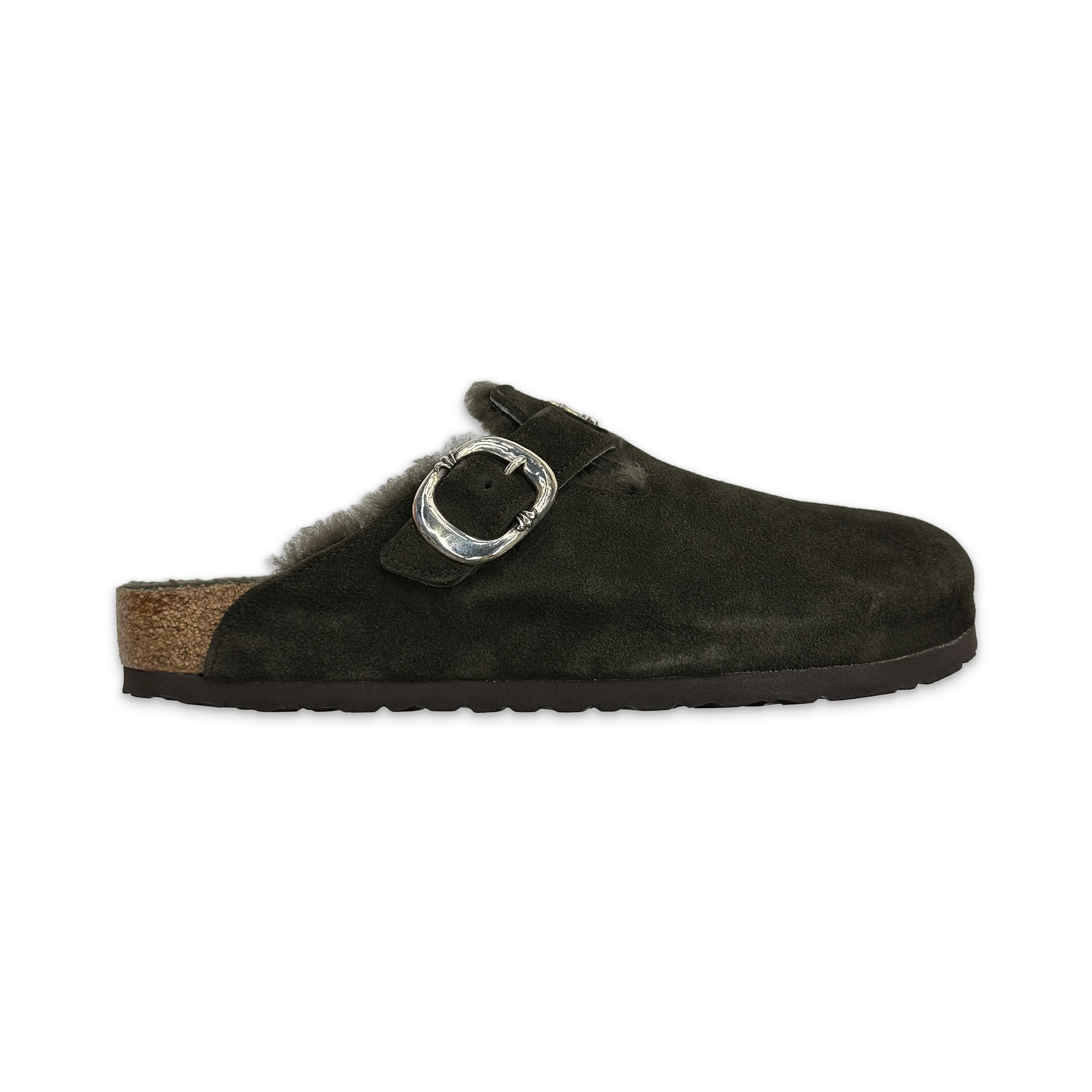 Birkenstock Sherling Boston "Mocca"