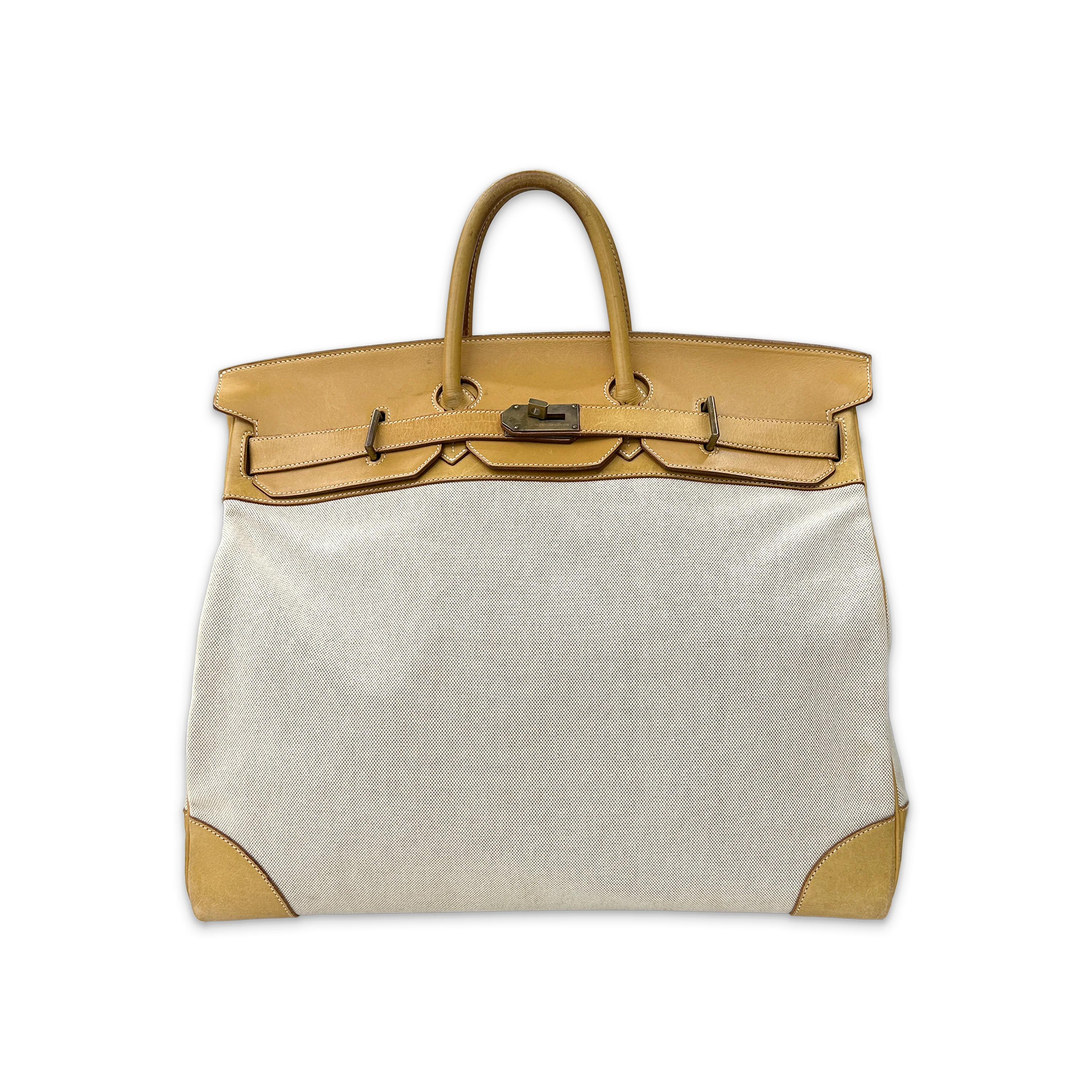 Birkin HAC 50 Toile Vache Naturelle