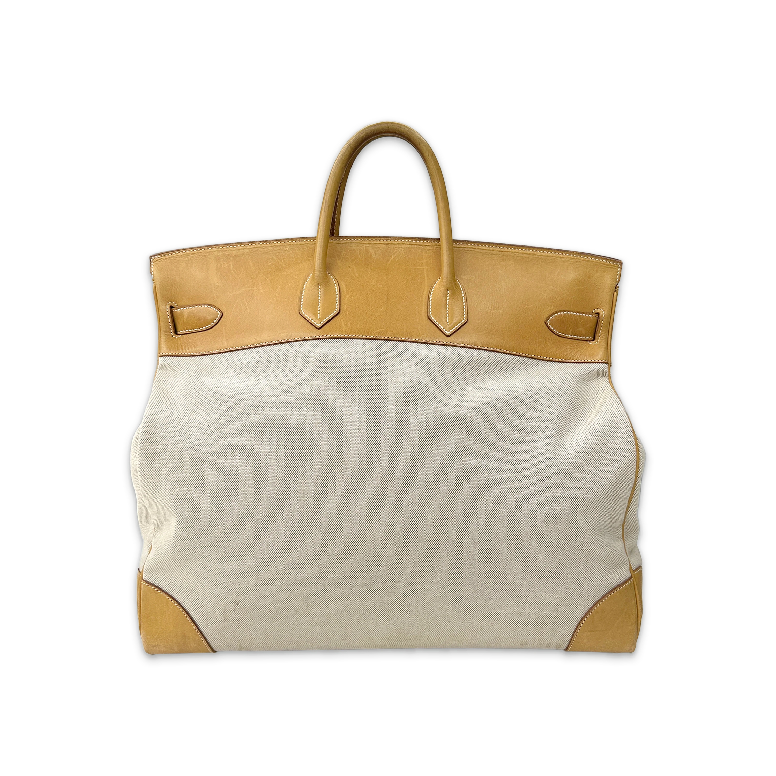 Birkin HAC 50 Toile Vache Naturelle - Image 2