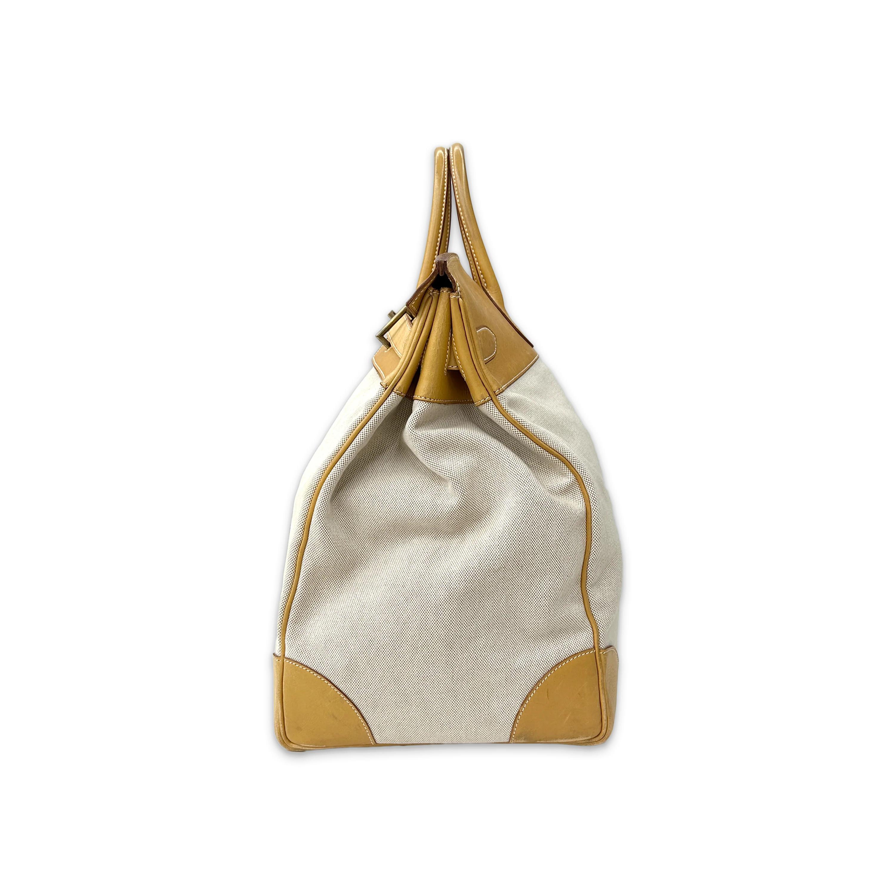 Birkin HAC 50 Toile Vache Naturelle - Image 5