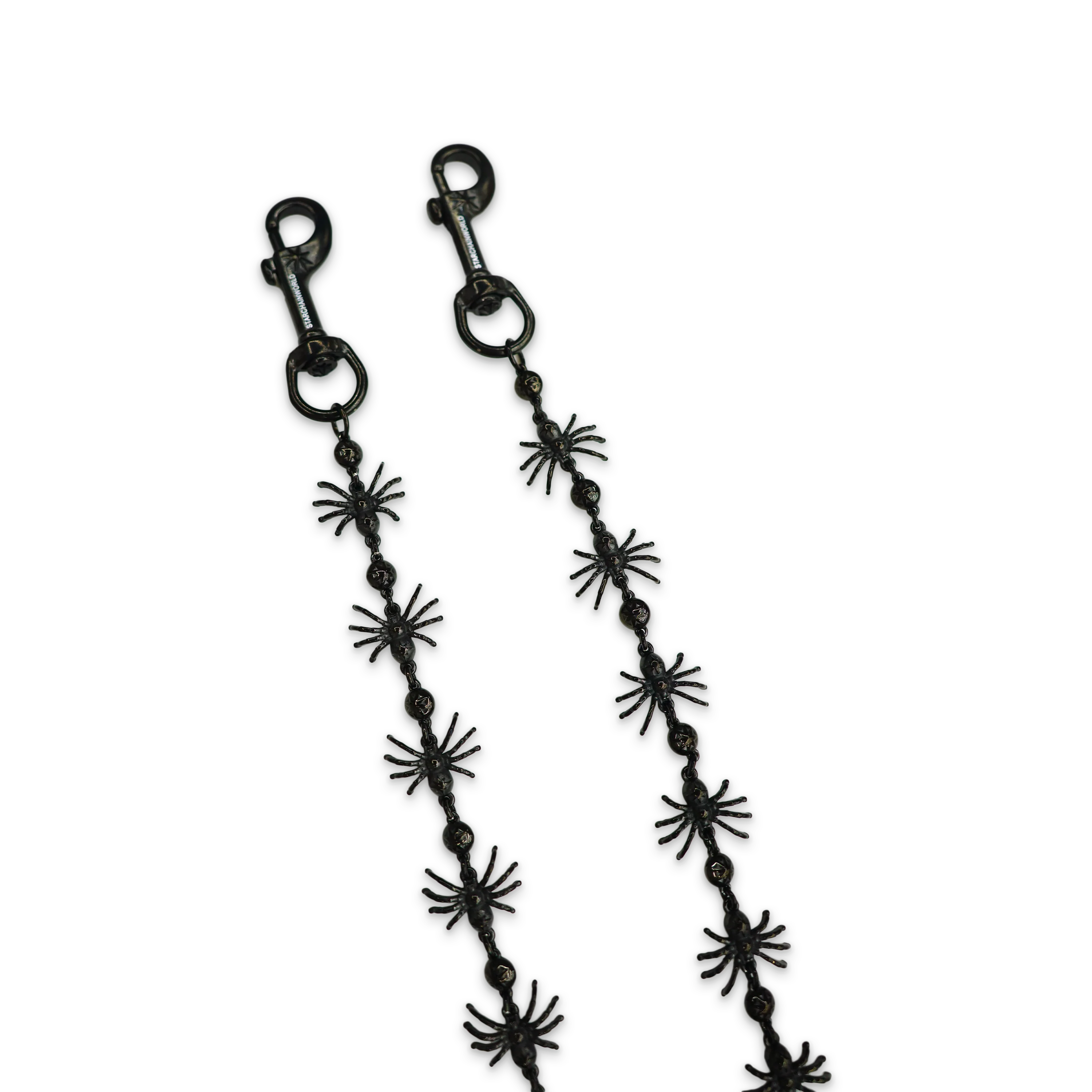 Black Spider Wallet Chain - No Stones - Image 2
