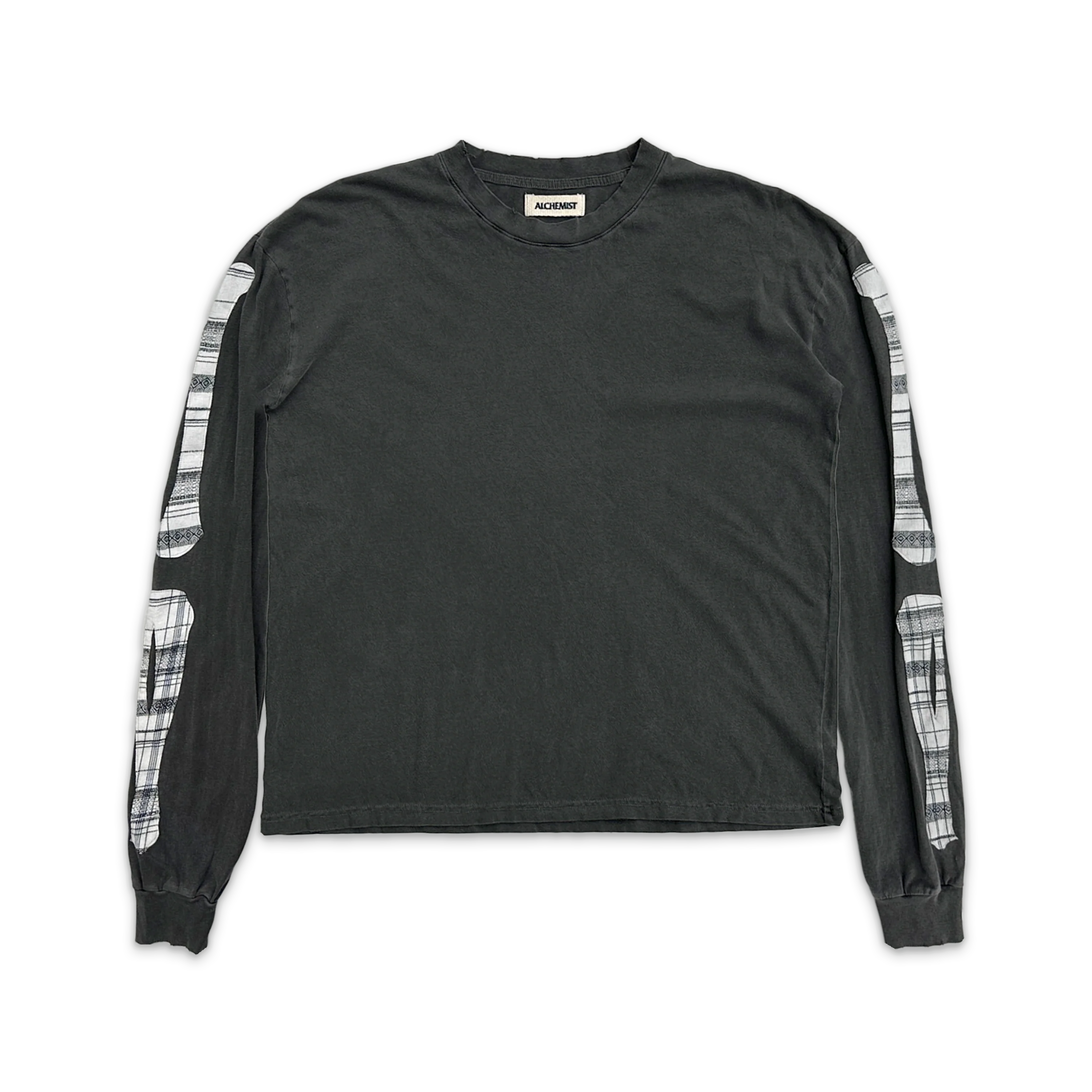 Bones L/S Tee "Faded Black"