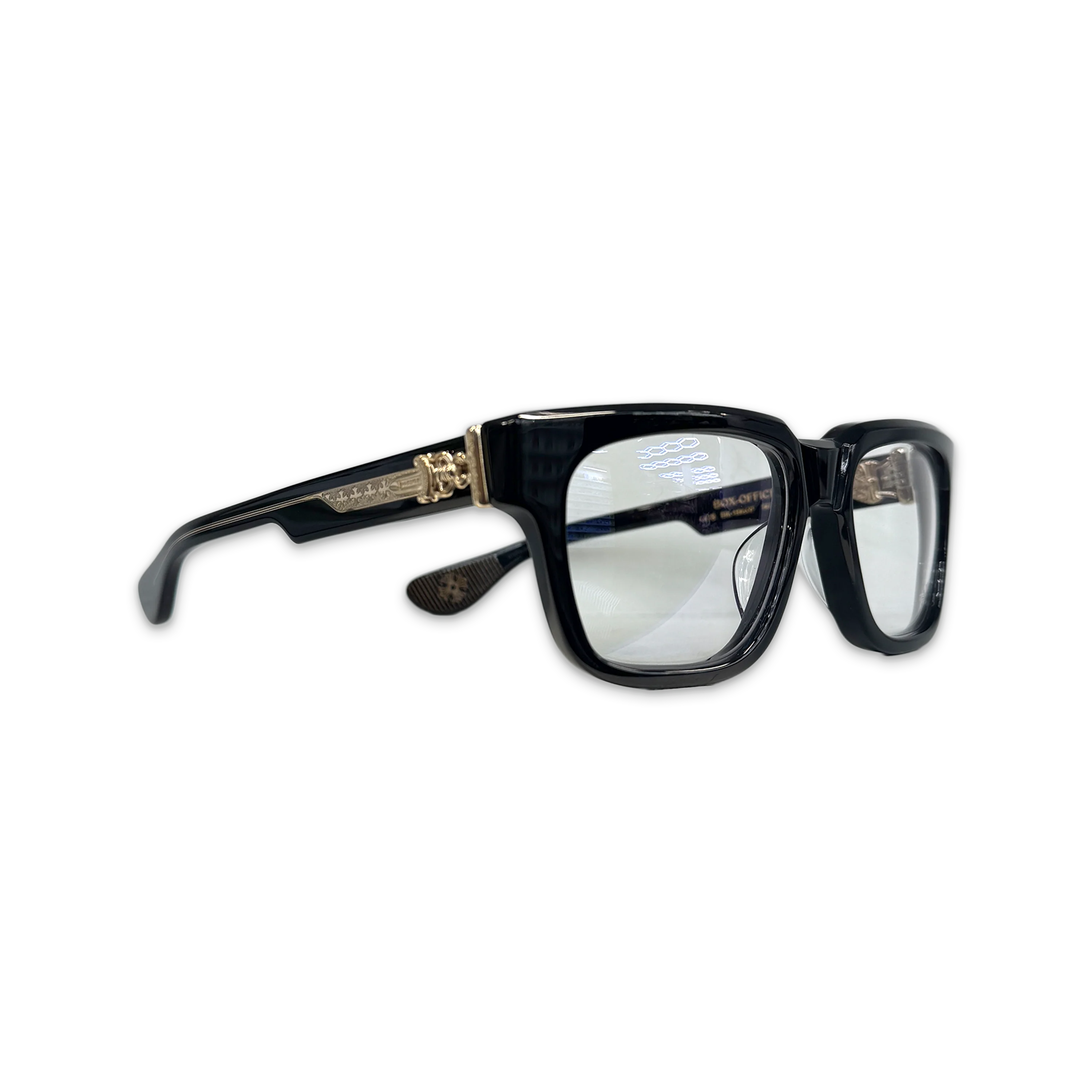 Box Officer Glasses "Black/Gold" - Image 2