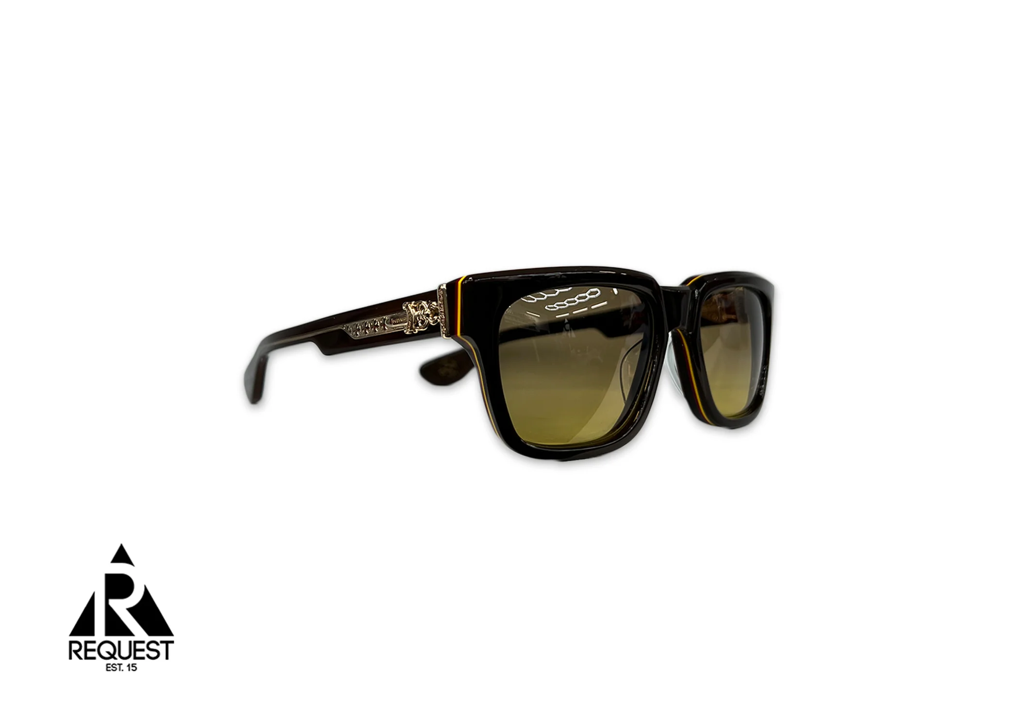 Box Officer Glasses "Brown/Gold" - Image 2