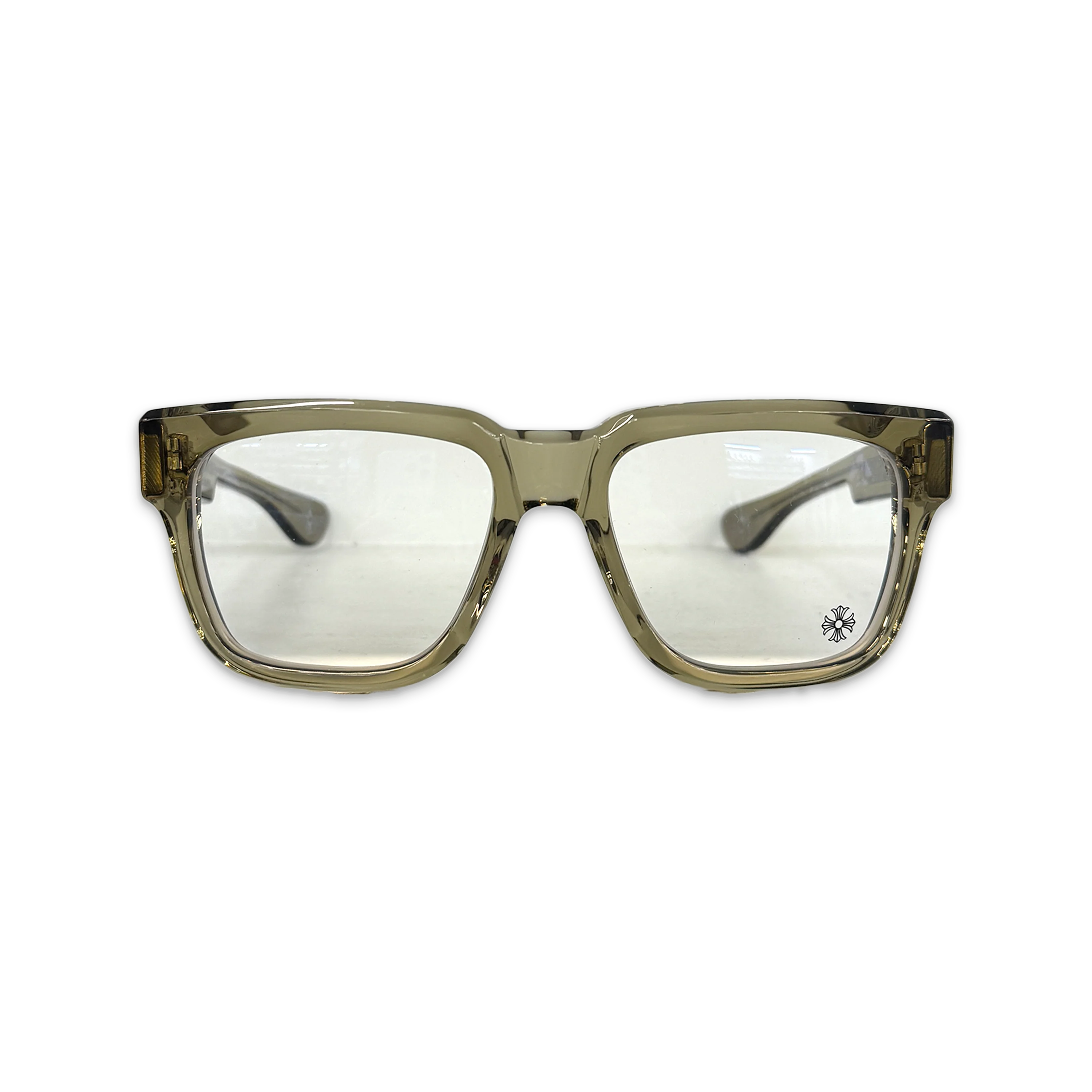 Box Officer Glasses "Transparent Brown/Silver"