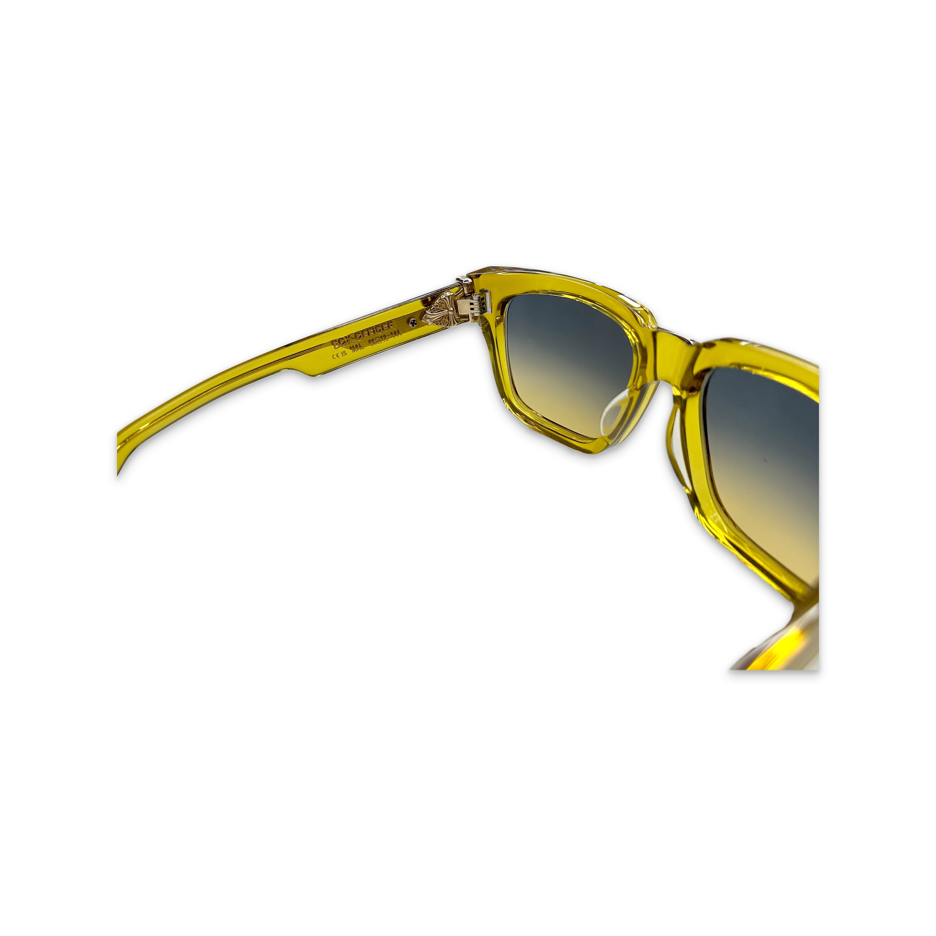 Box Officer Sunglasses "Transparent Yellow" - Image 3