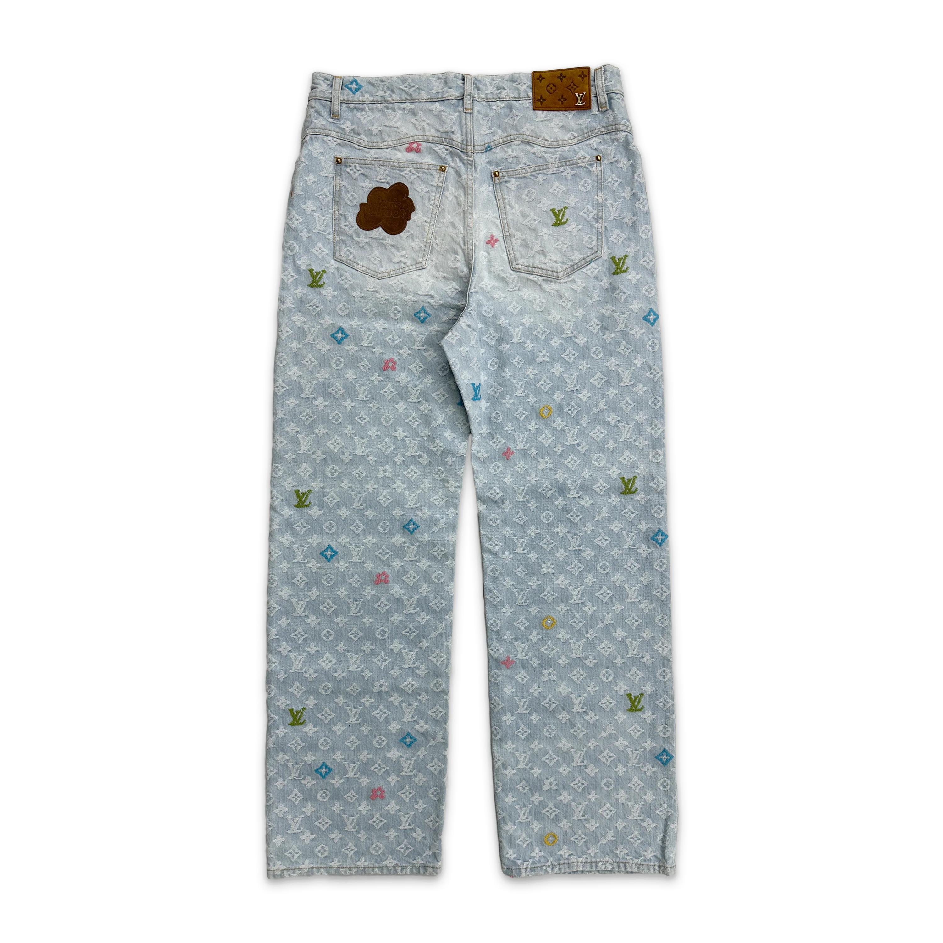 By Tyler, The Creator Monogram Denim Pants "Washed Indigo" - Image 2