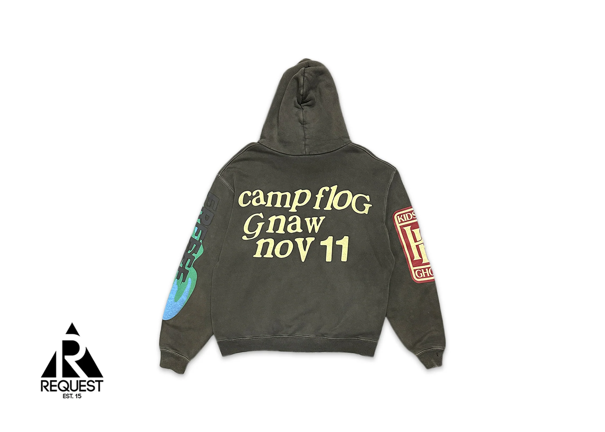 Cactus Plant Flea Market Kids See Ghosts Camp Flog Gnaw FREEEE Hoodie "Core" - Image 2