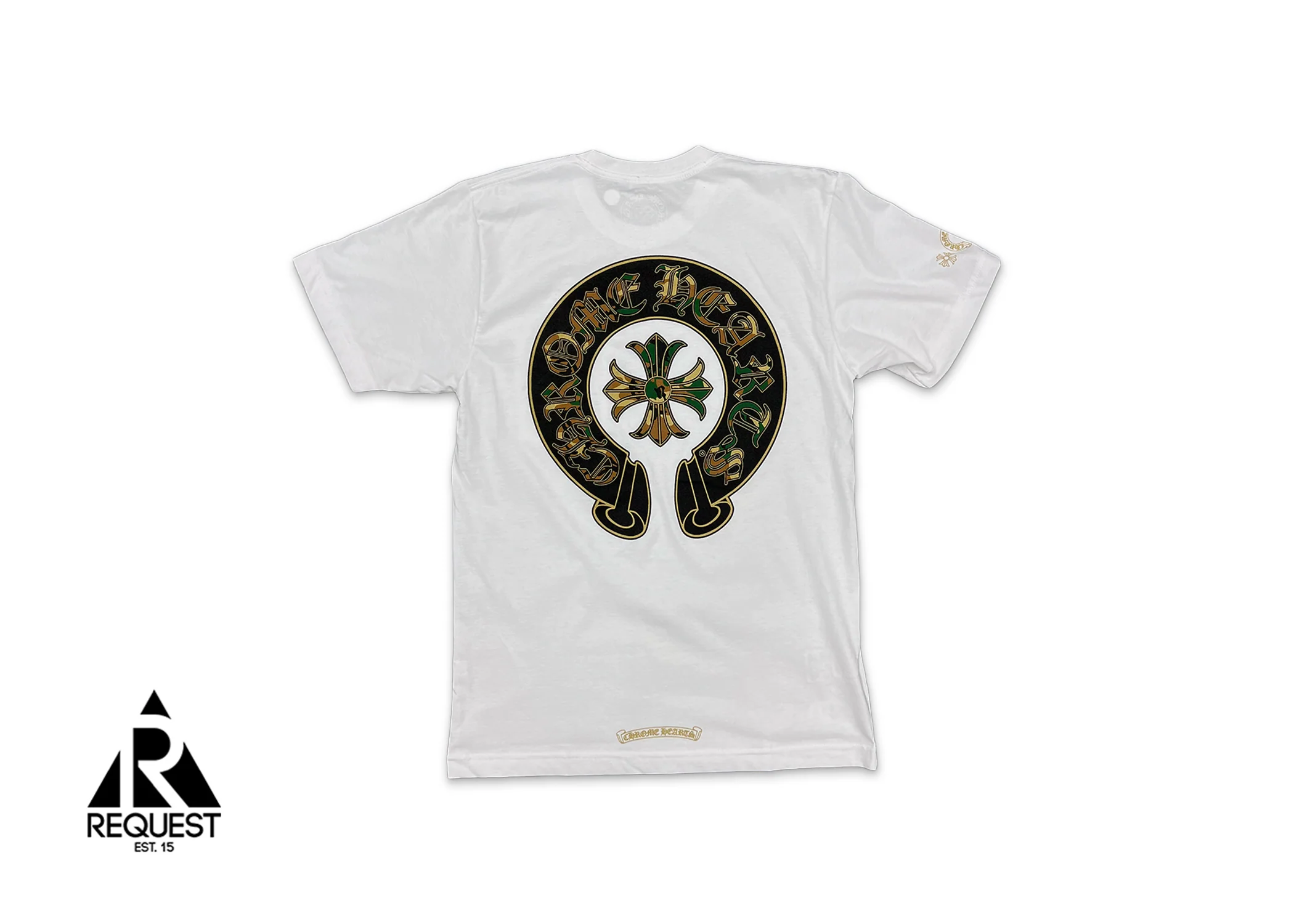 Camo Horseshoe Logo Tee "White" - Image 2